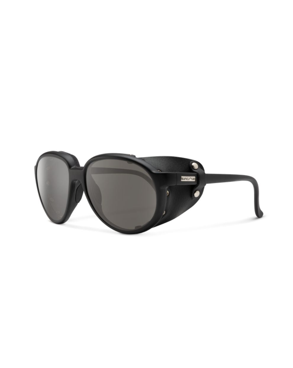 Suncloud Glacier Sunglasses - Matte Black / Polarized Gray Lens