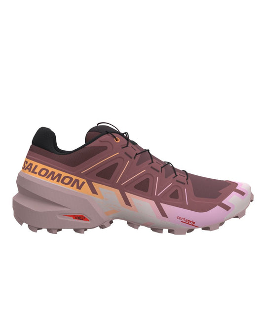 Salomon Women's Speedcross 6 - Catawba Grape / Papaya / Deauville Mauve