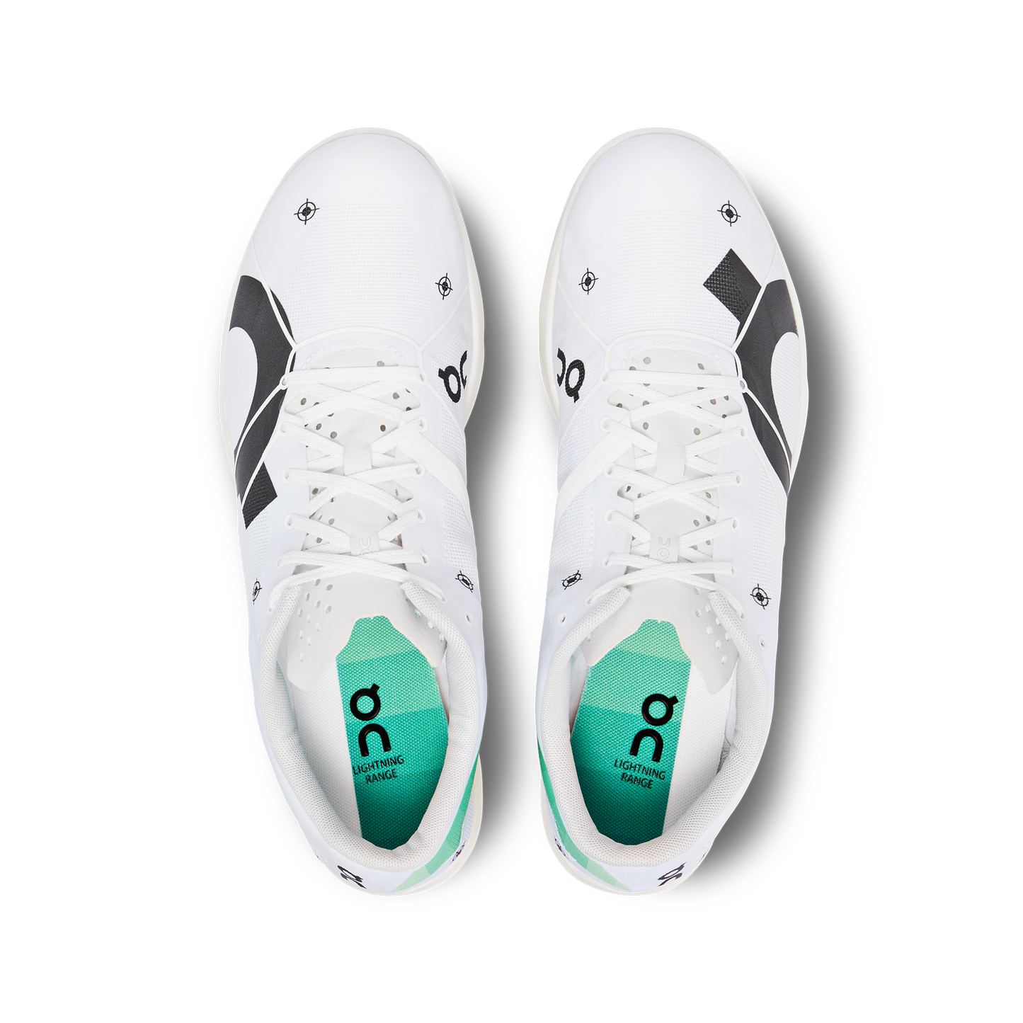 On Men's Cloudspike 1000m - Undyed White / Mint