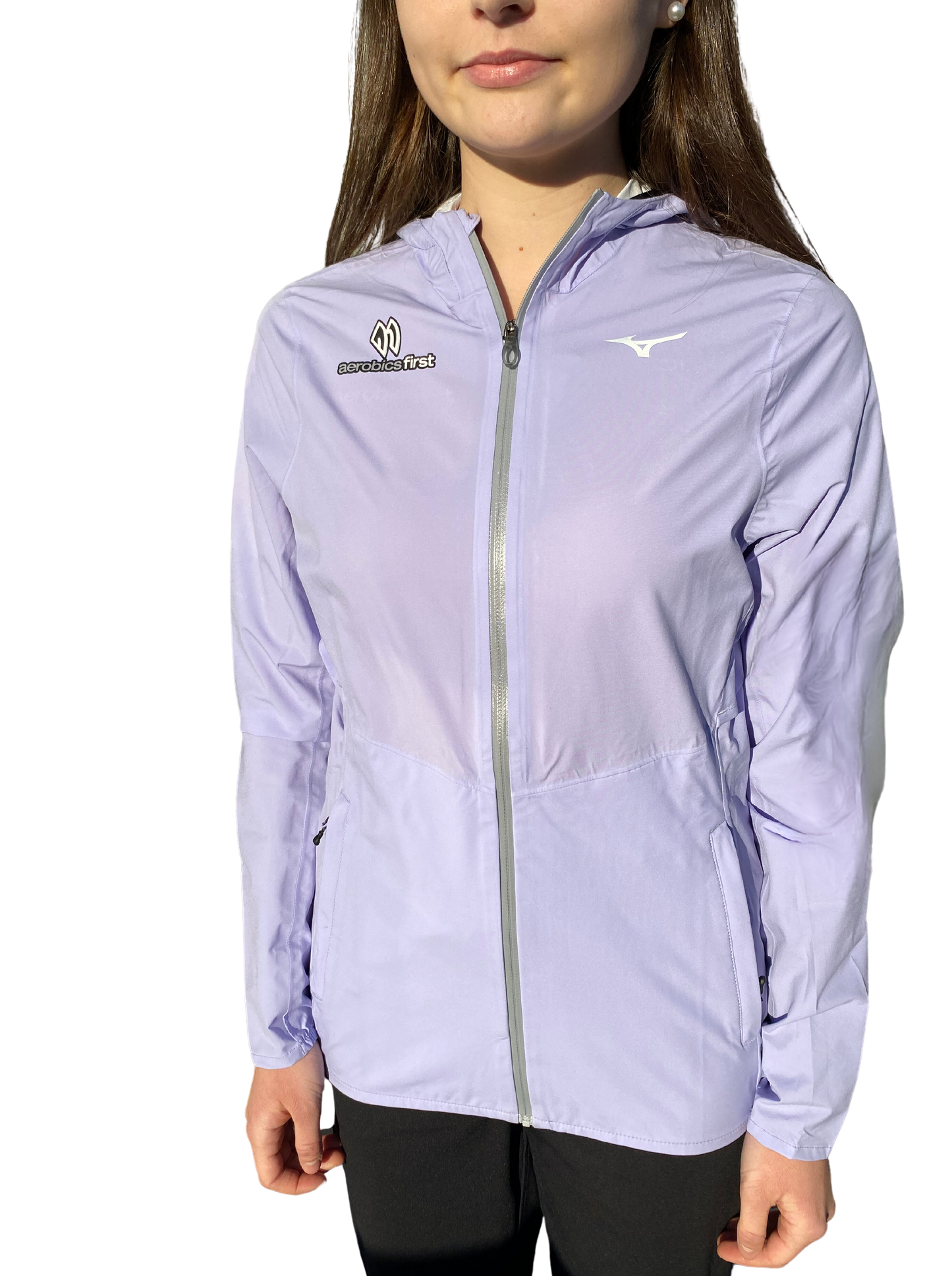 Mizuno Women's A1 Waterproof 20K ER Logo Jacket - Purple *SALE*