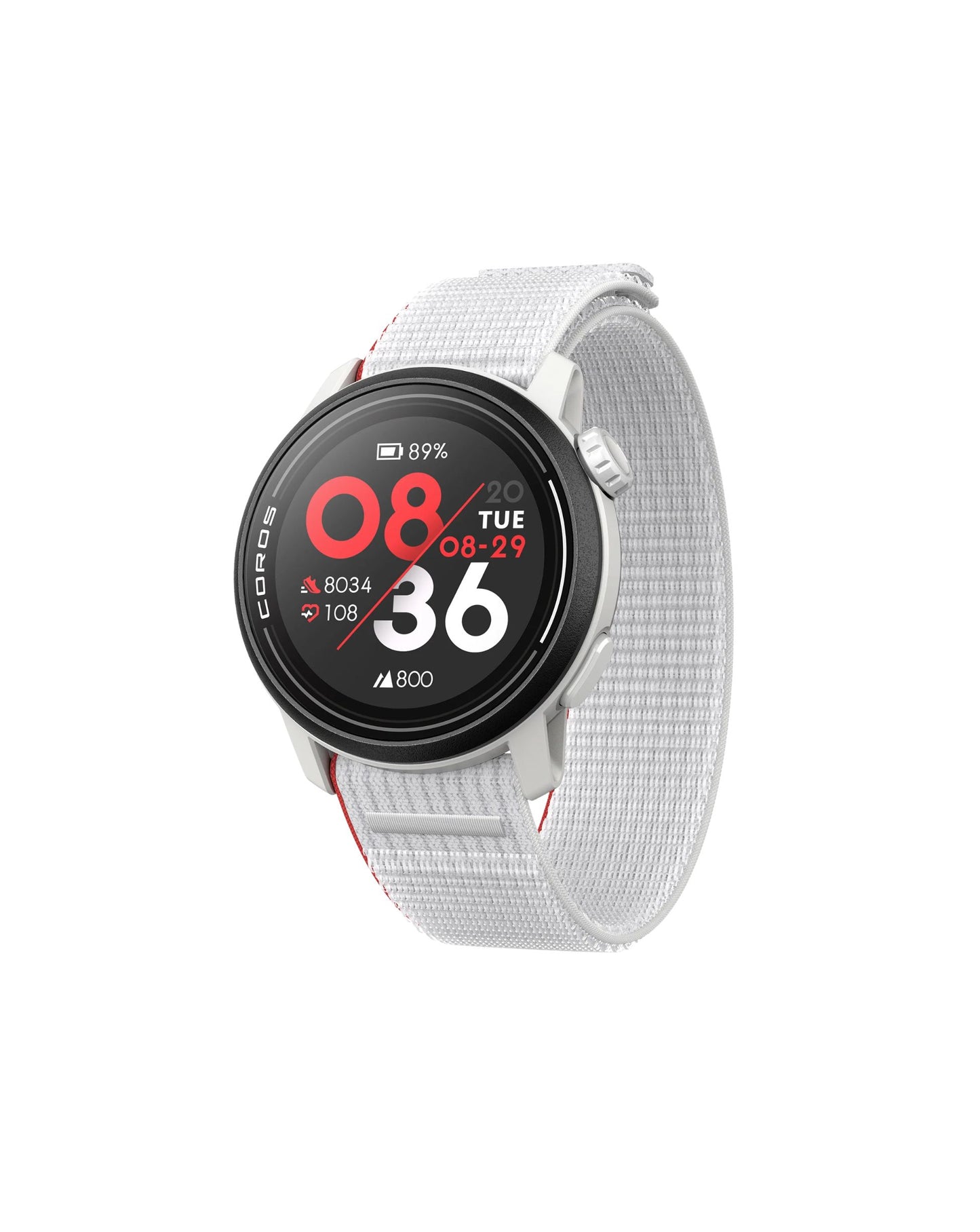 Coros Pace 3 GPS Watch Nylon Band - Chalk