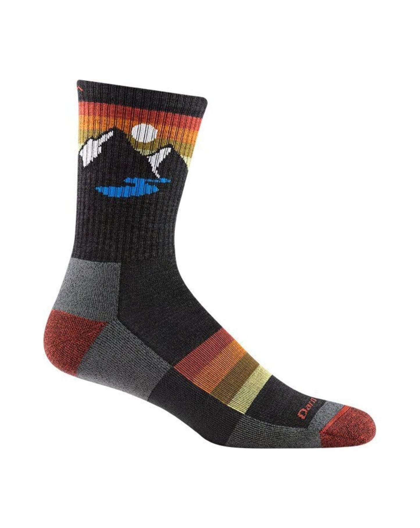 Darn Tough Men's Sunset Ridge Micro Crew Lightweight Cushion Socks