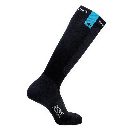 Dissent IQ Fit Hybrid - Thin Merino Ski Sock