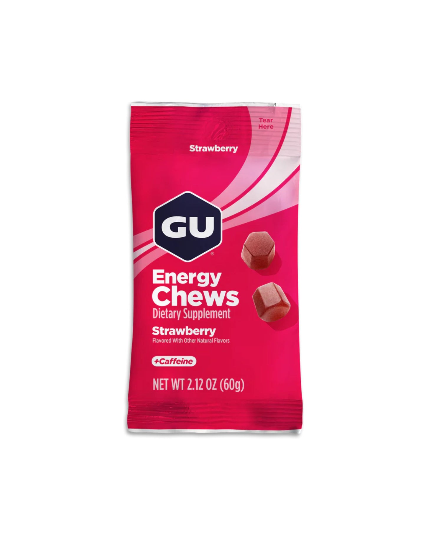 GU Energy Chews (2 SERVING) - Strawberry