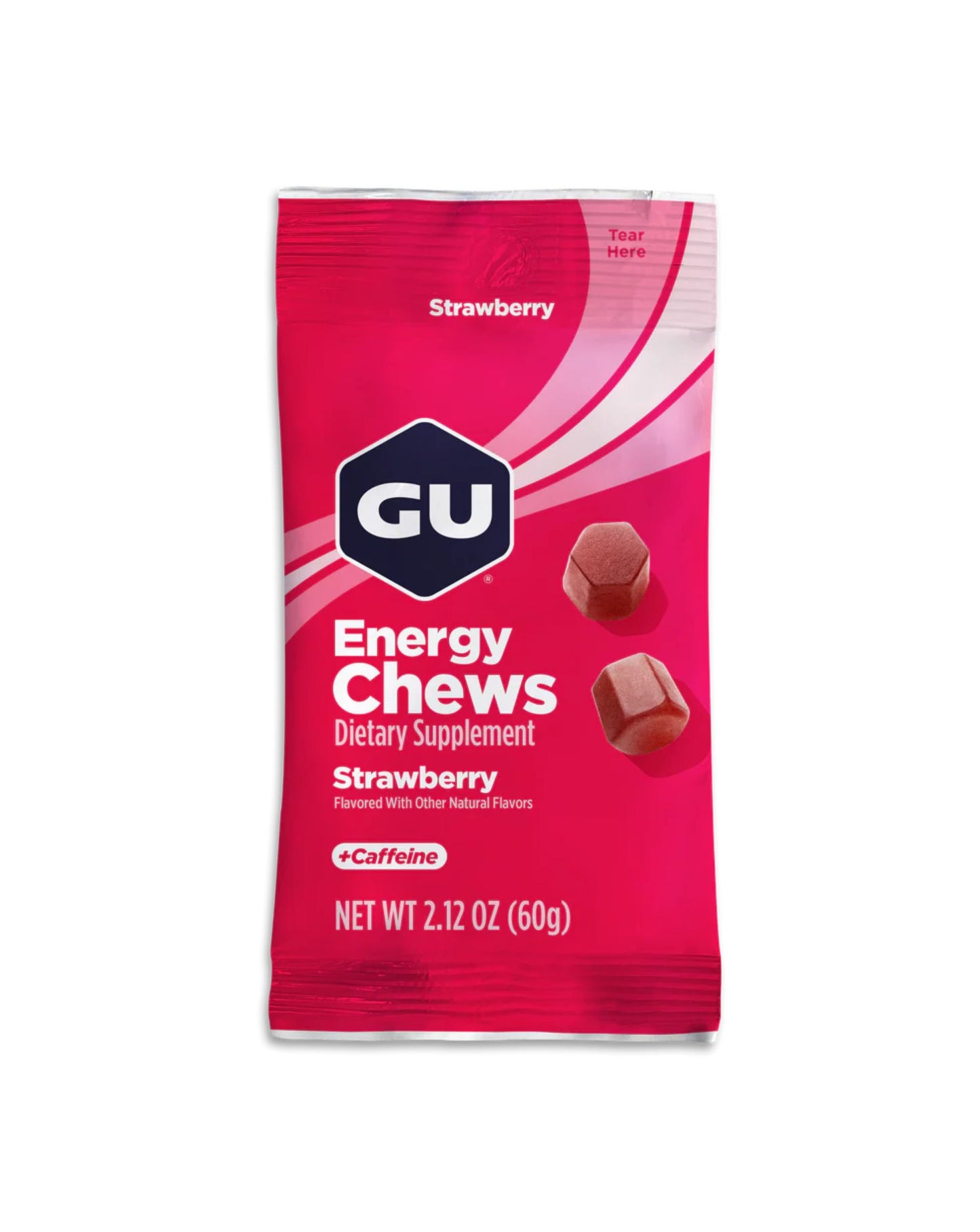GU Energy Chews (2 SERVING) - Strawberry
