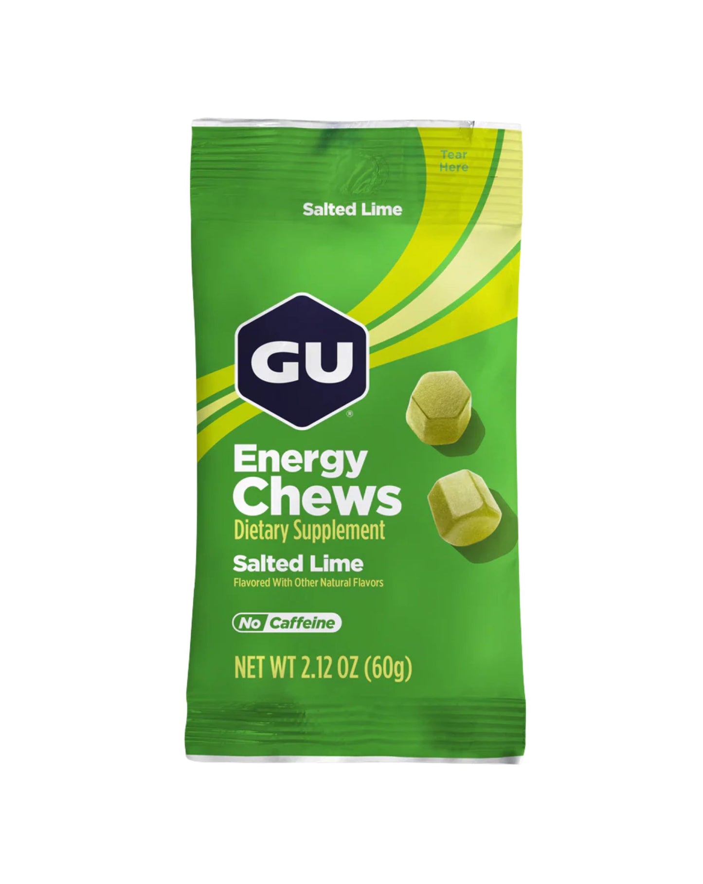 GU Energy Chews (2 SERVING) - Salted Lime