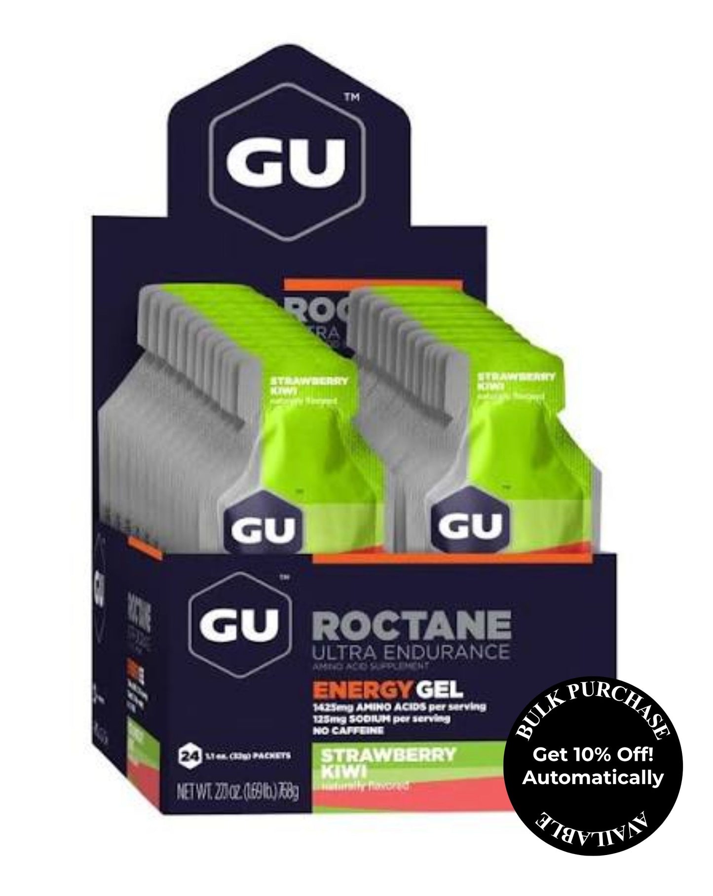 GU Roctane Energy Gel - Strawberry Kiwi