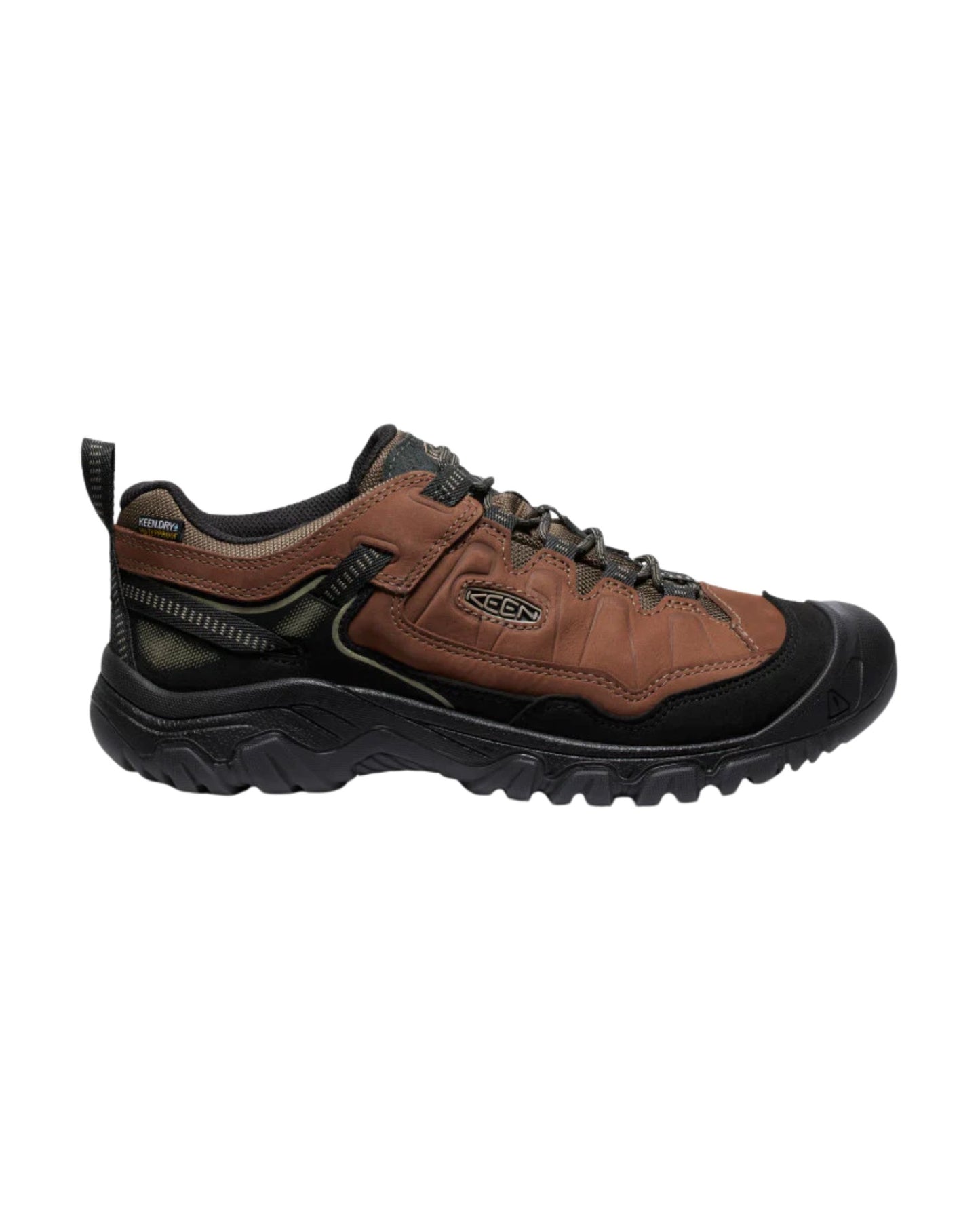 Keen Men's Targhee IV Water Proof WIDE Hiking - Bison / Black