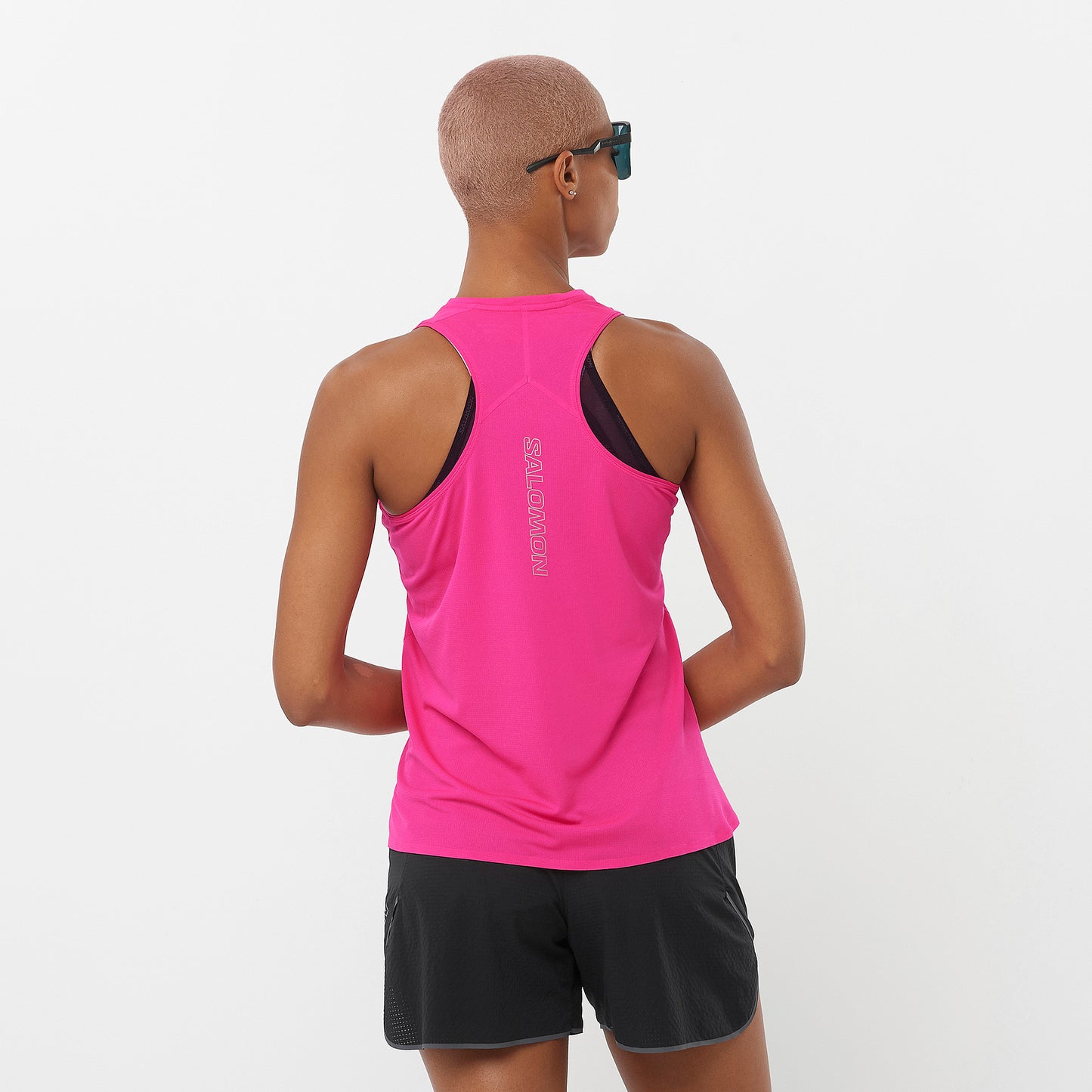 Salomon Women's Sense Aero Singlet - Beetroot Purple