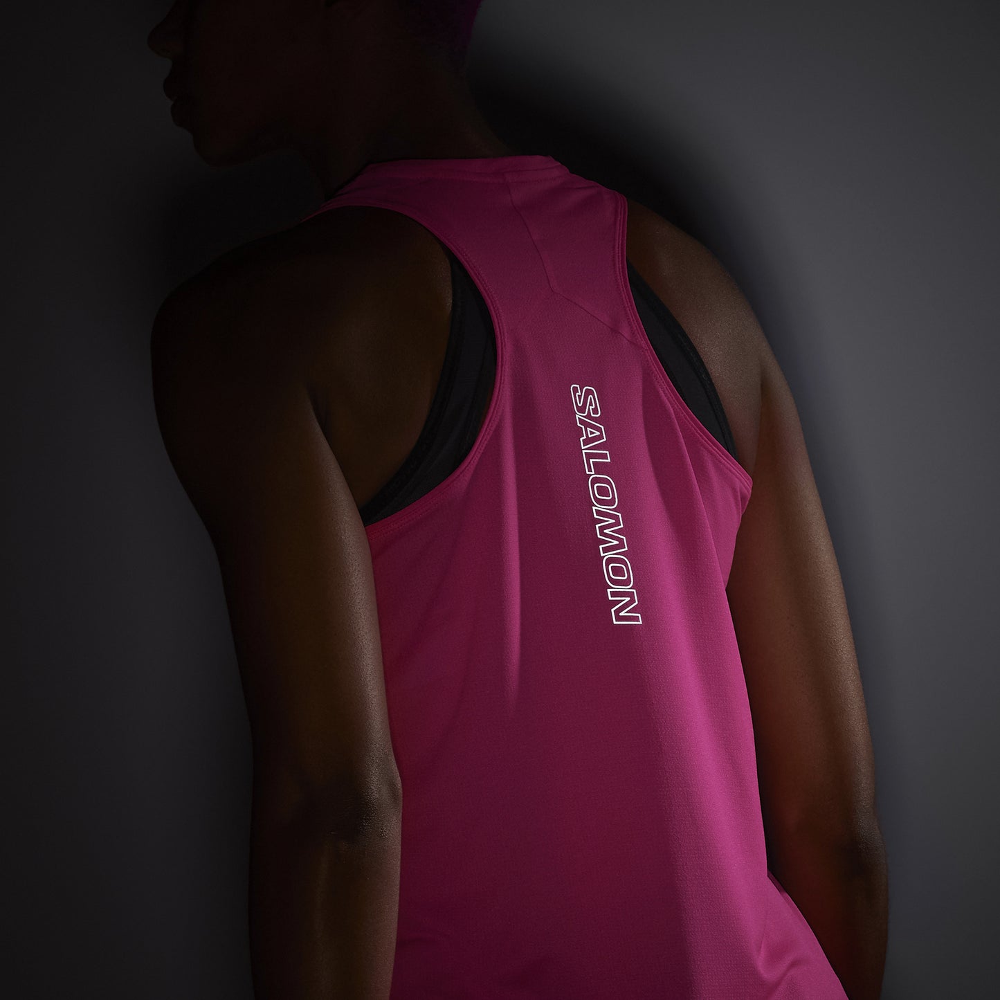 Salomon Women's Sense Aero Singlet - Beetroot Purple