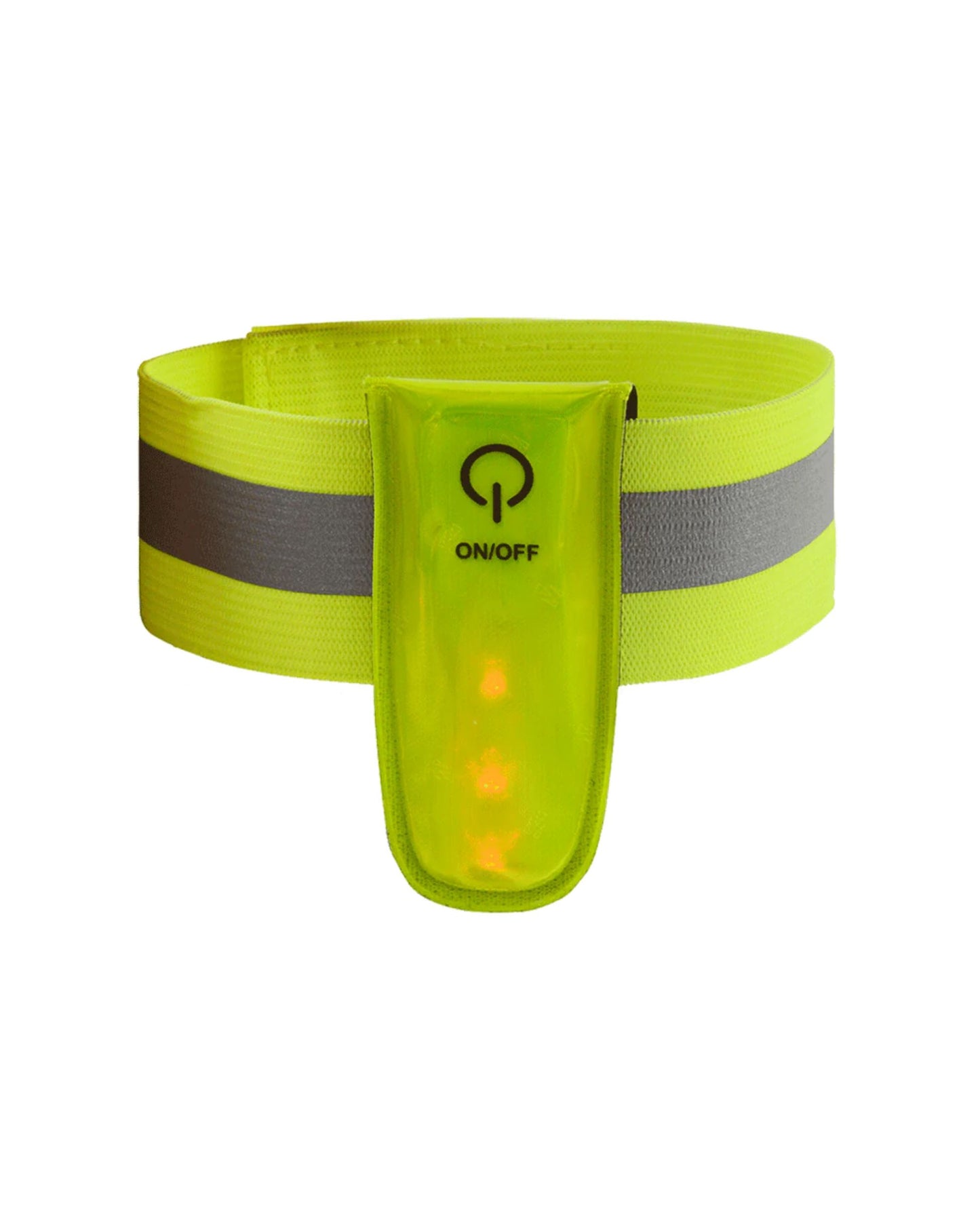 Life Sport Reflective LED Clip & Reflective Band - Yellow