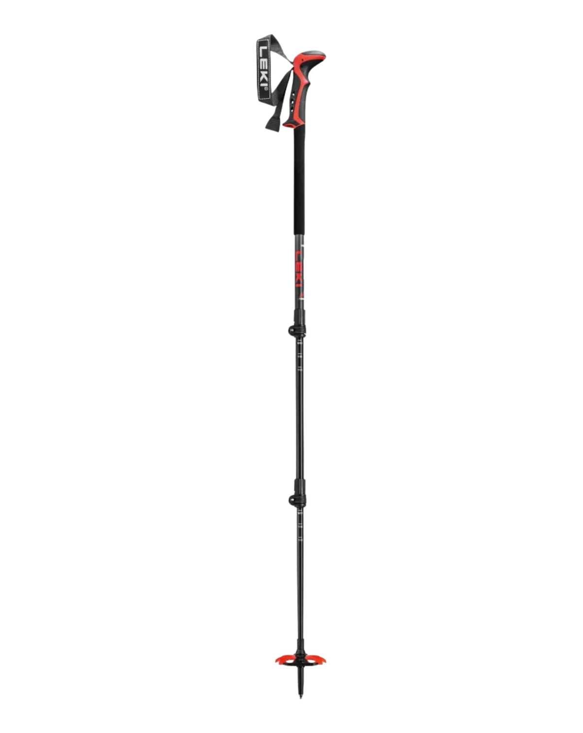 Leki Haute Route 3 Anthracite/Red 110-150 Ski Poles