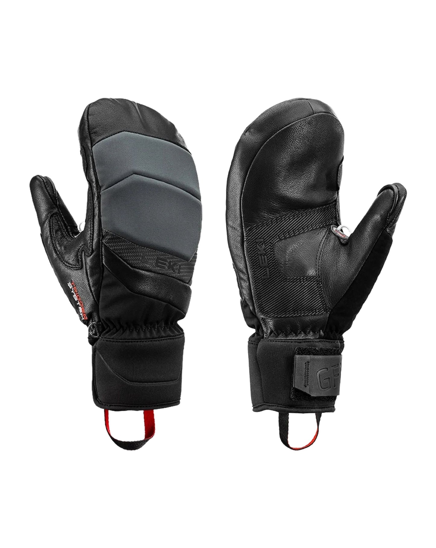 Leki Griffin Base 3D Ski Mitts - Black