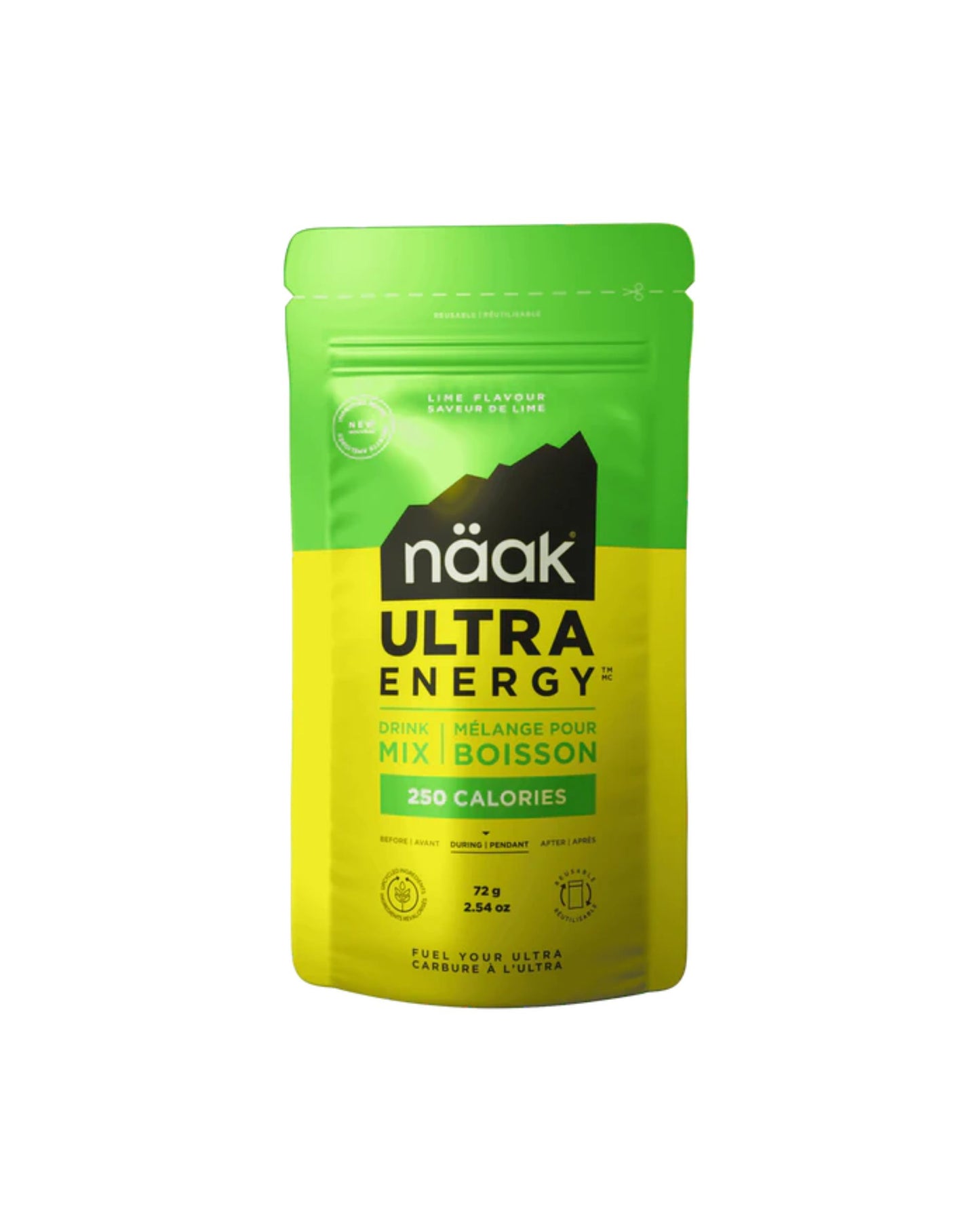 Naak Energy Drink Mix - Lime 72g