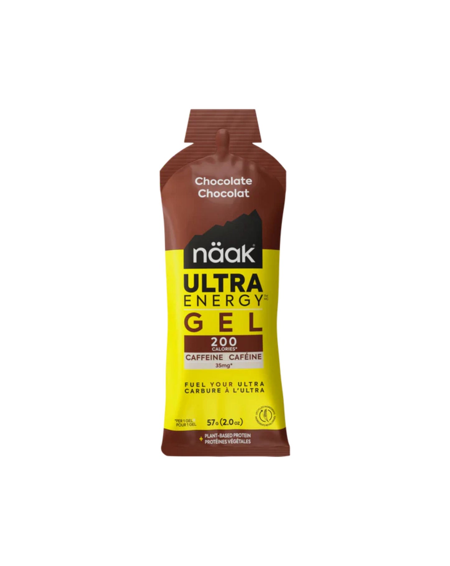 Naak Energy Gel Chocolate + Caffeine 57g