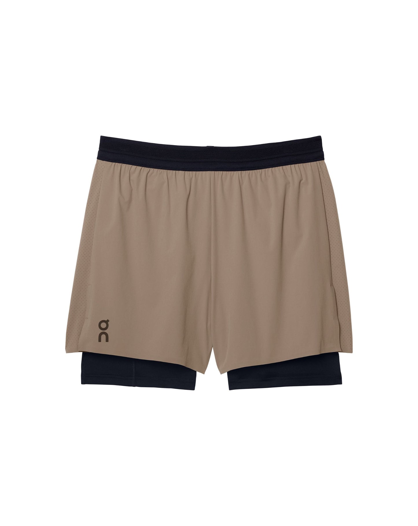 On Men's Performance 5" 2/1 Shorts - Cinder/Black *SALE*