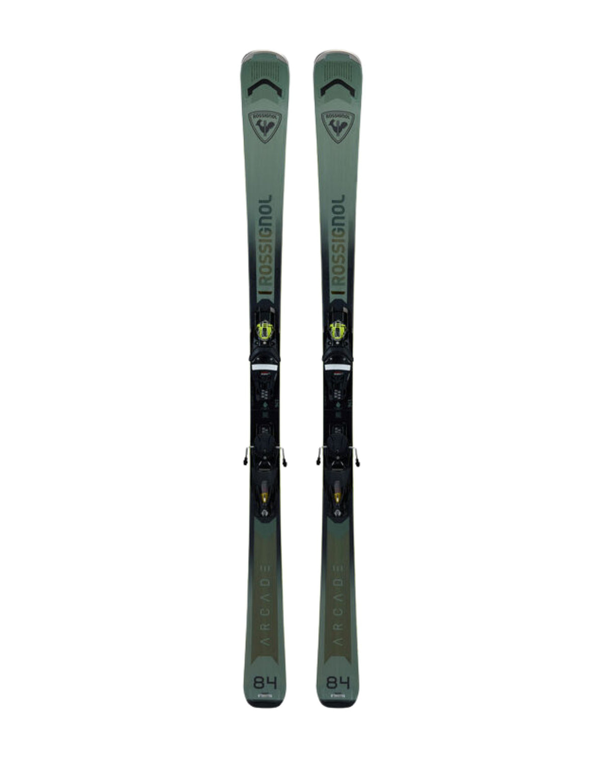 Rossignol Arcade 84 + K SPX 12 Men's Skis - Black/Yellow