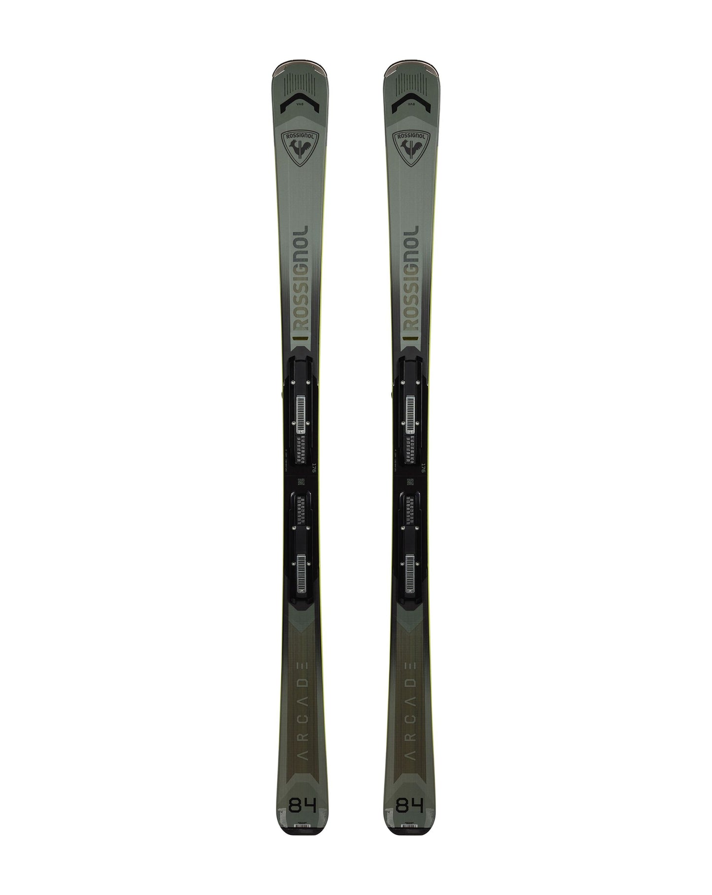 Rossignol Arcade 84 + K SPX 12 Men's Skis - Black/Yellow
