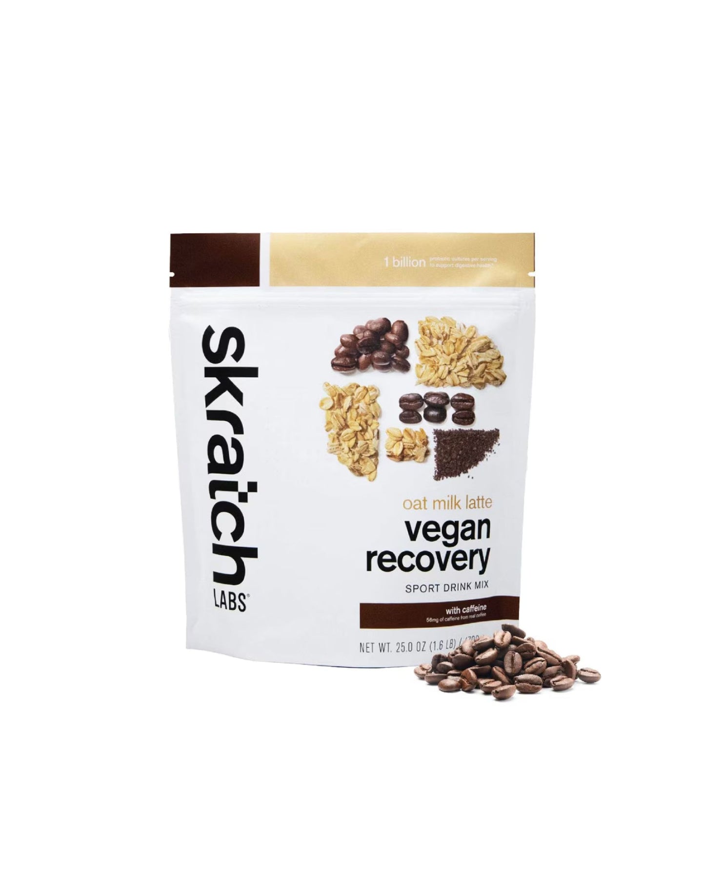 Skratch Labs Vegan Recovery Sport Drink Mix - Oat Milk Latte 708g