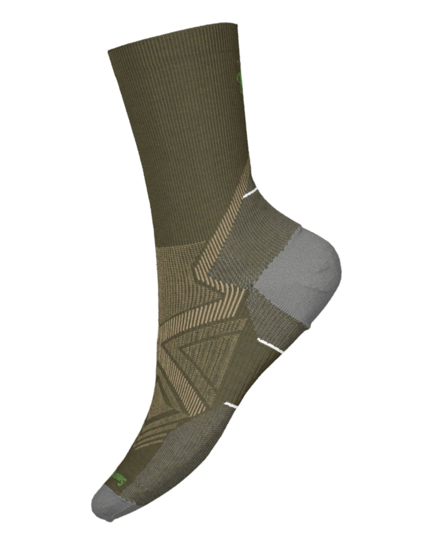 Smartwool Men's Run Zero Cushion Mid Crew Socks