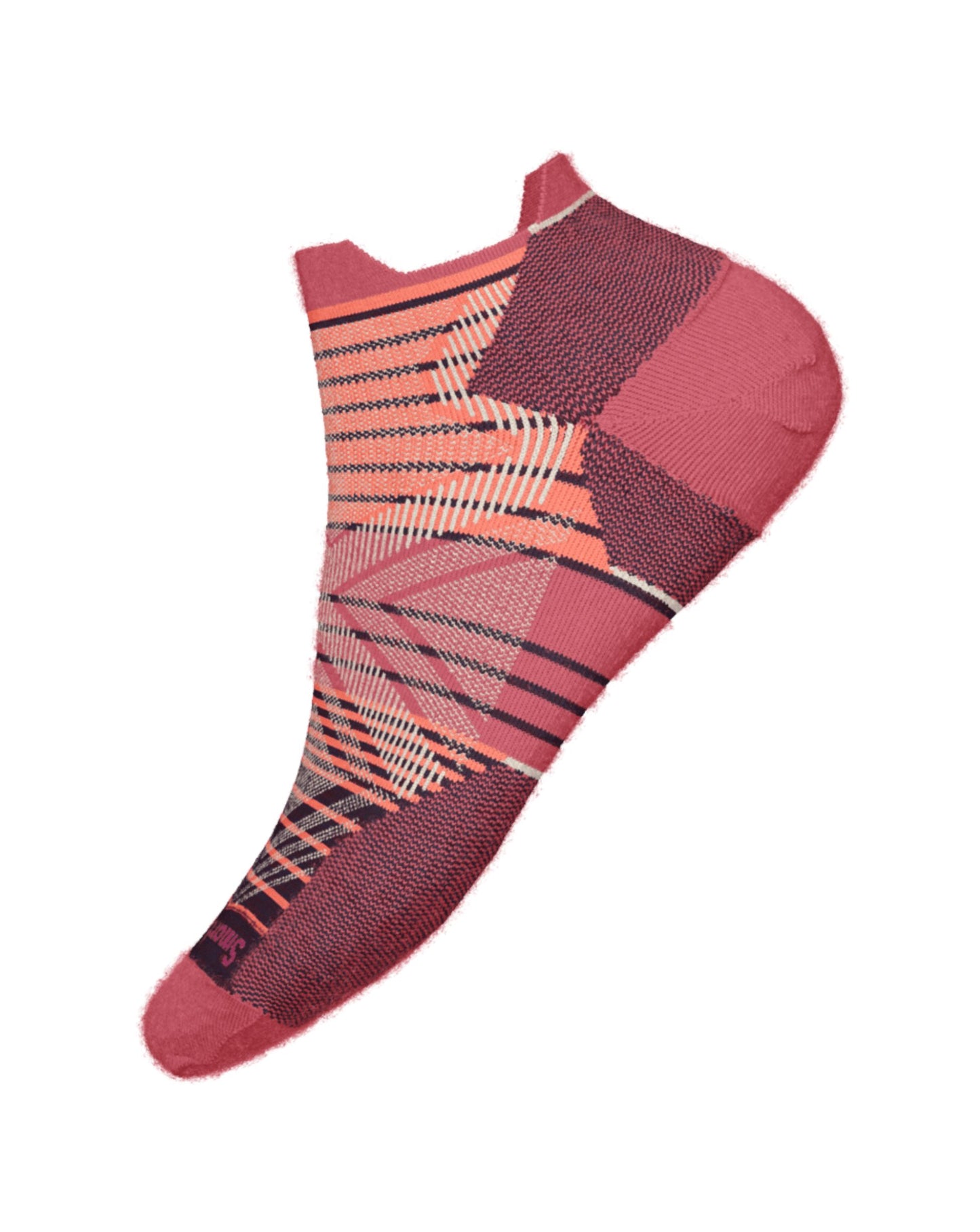 Smartwool Women's Run Zero Cushion Stripe Low Ankle Socks