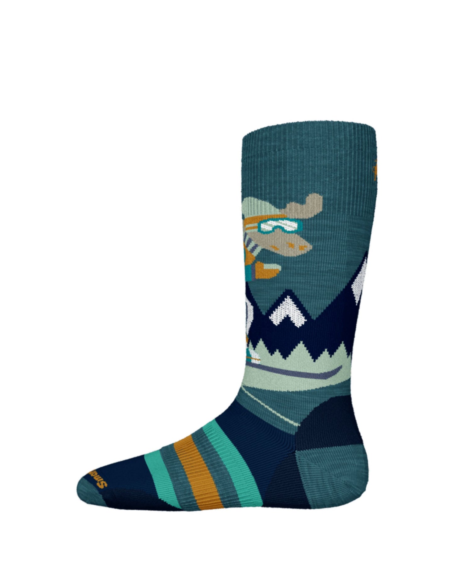 Smartwool Kid's Wintersport FC Mountain Moose Pattern OTC Socks
