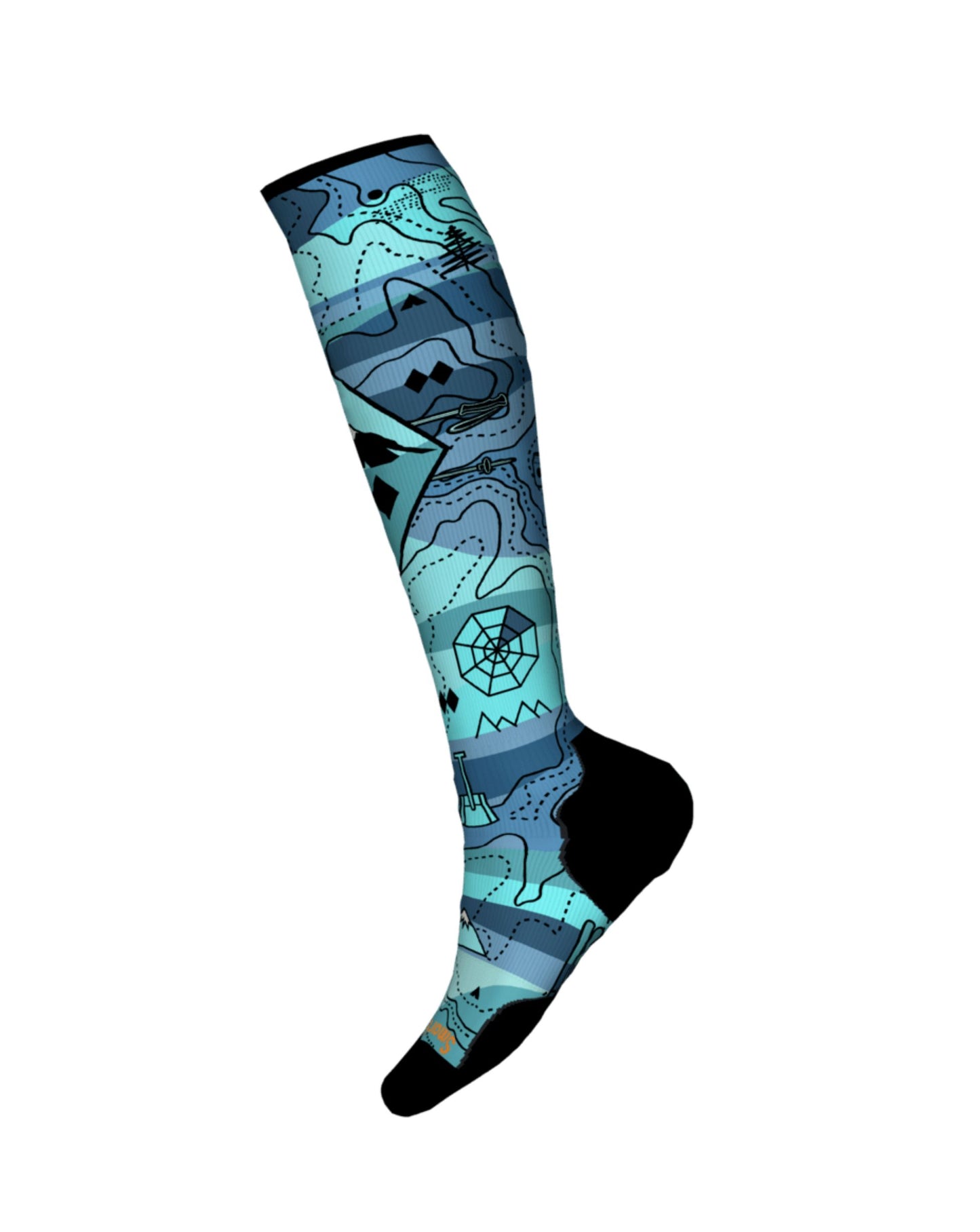Smartwool Women's Ski TC Topo Treasure Over The Calf Socks