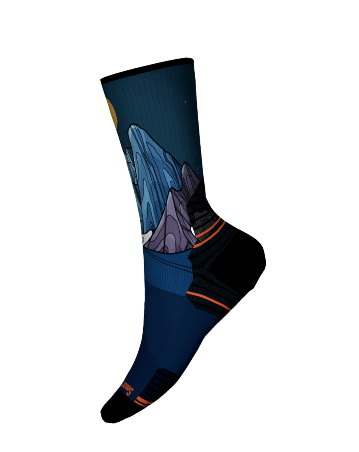 Smartwool Men's Hike Targeted Cushion Mountain Myth Print Crew Socks