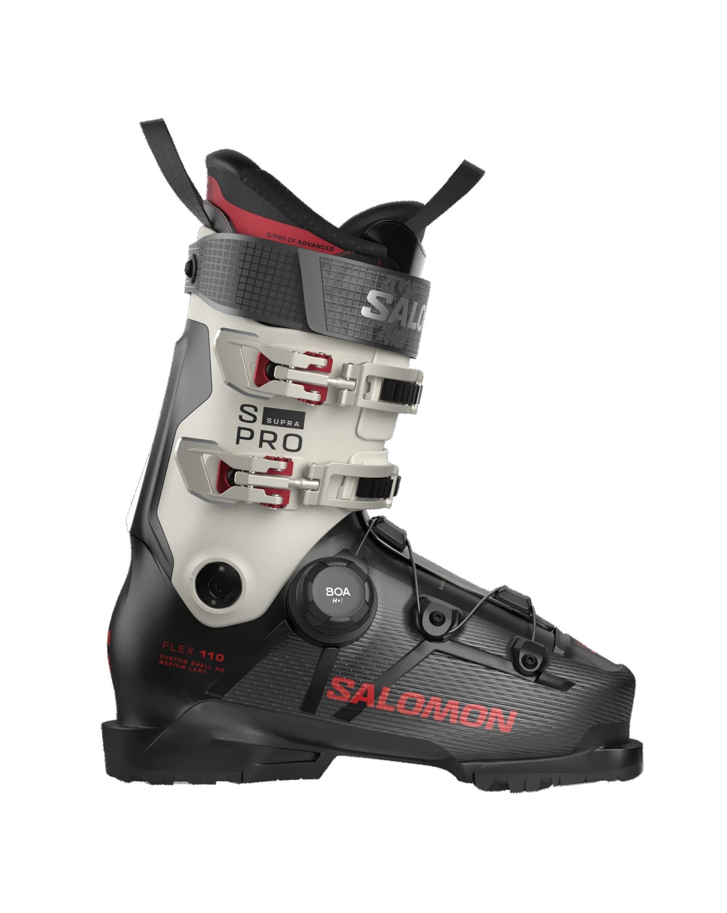 Salomon S/Pro Supra S BOA 110 Men's Ski Boots - Black / Gray Aurora / Samba Met.