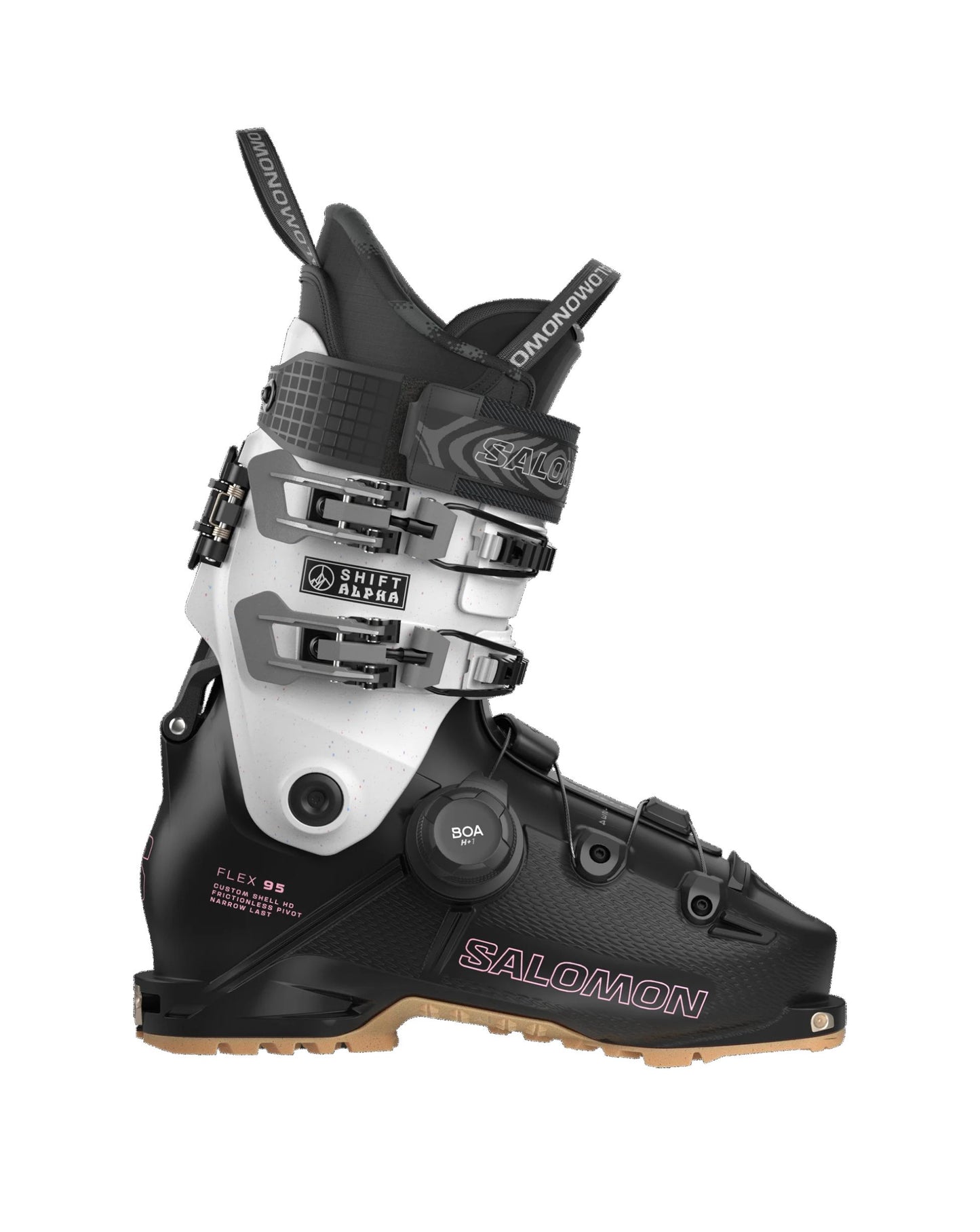 Salomon Shift Alpha BOA 95 Women's Ski Boots - Black/Gray Aurora