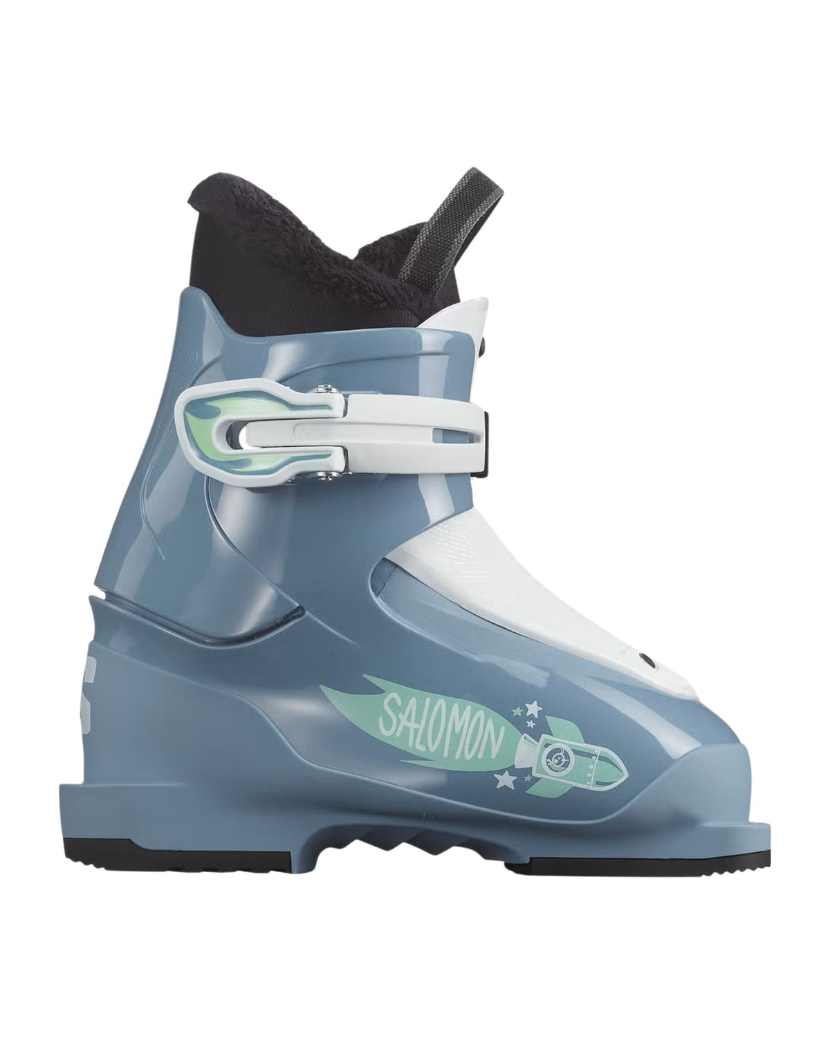 Salomon T1 Junior Ski Boots - Copen Blue/White