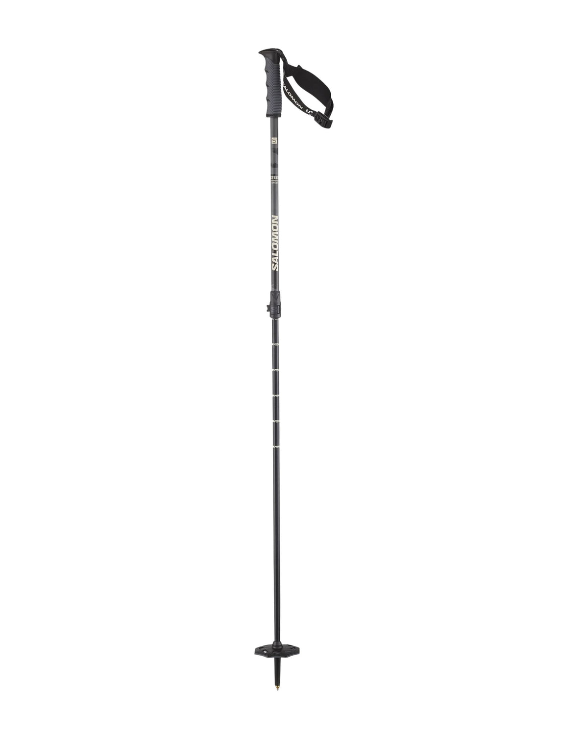 Salomon Steep Vario S3 Ski Poles - Black Ebony