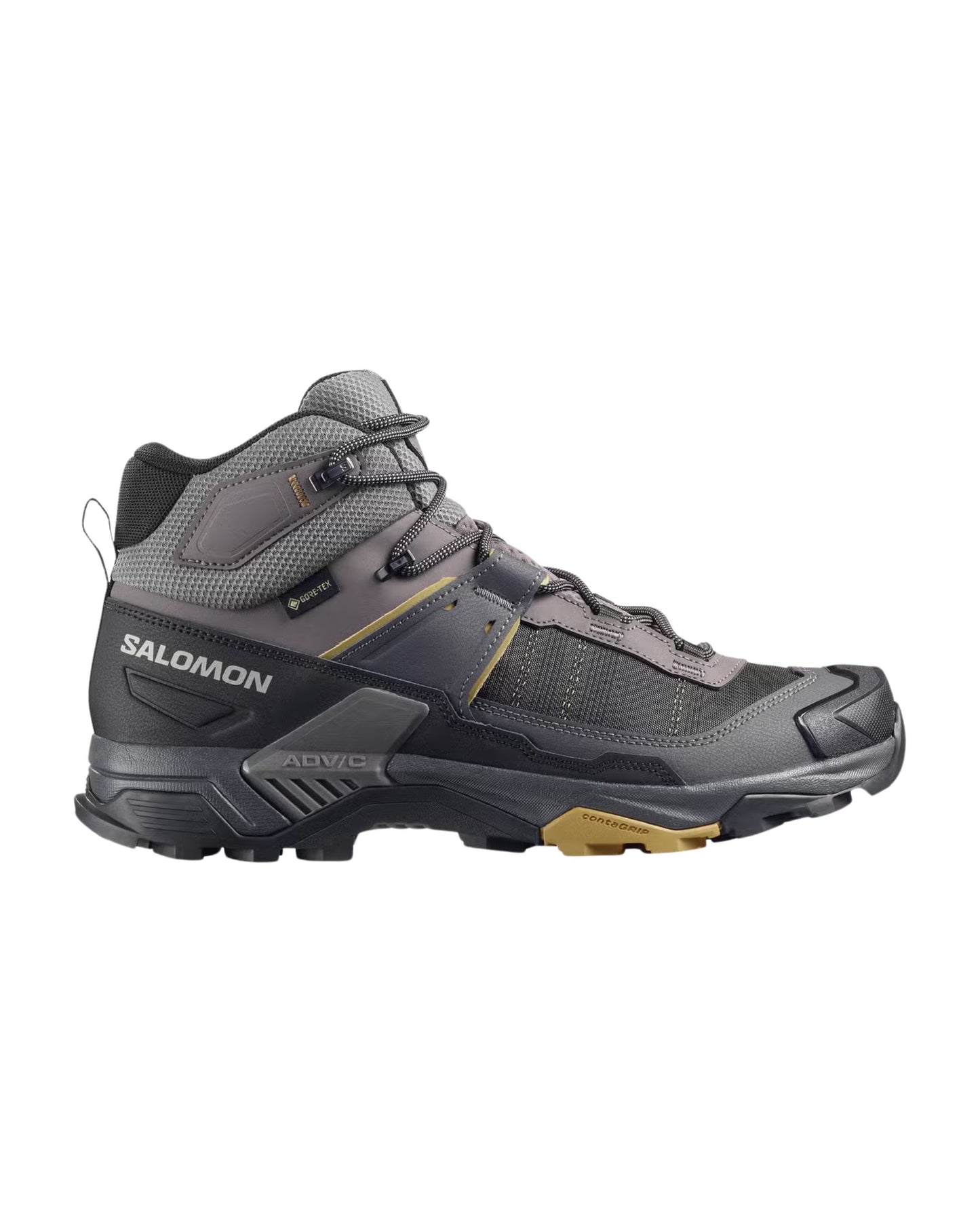 Salomon Men's X Ultra 5 Mid GTX - Dark Gull Gray/Asphalt/Willow