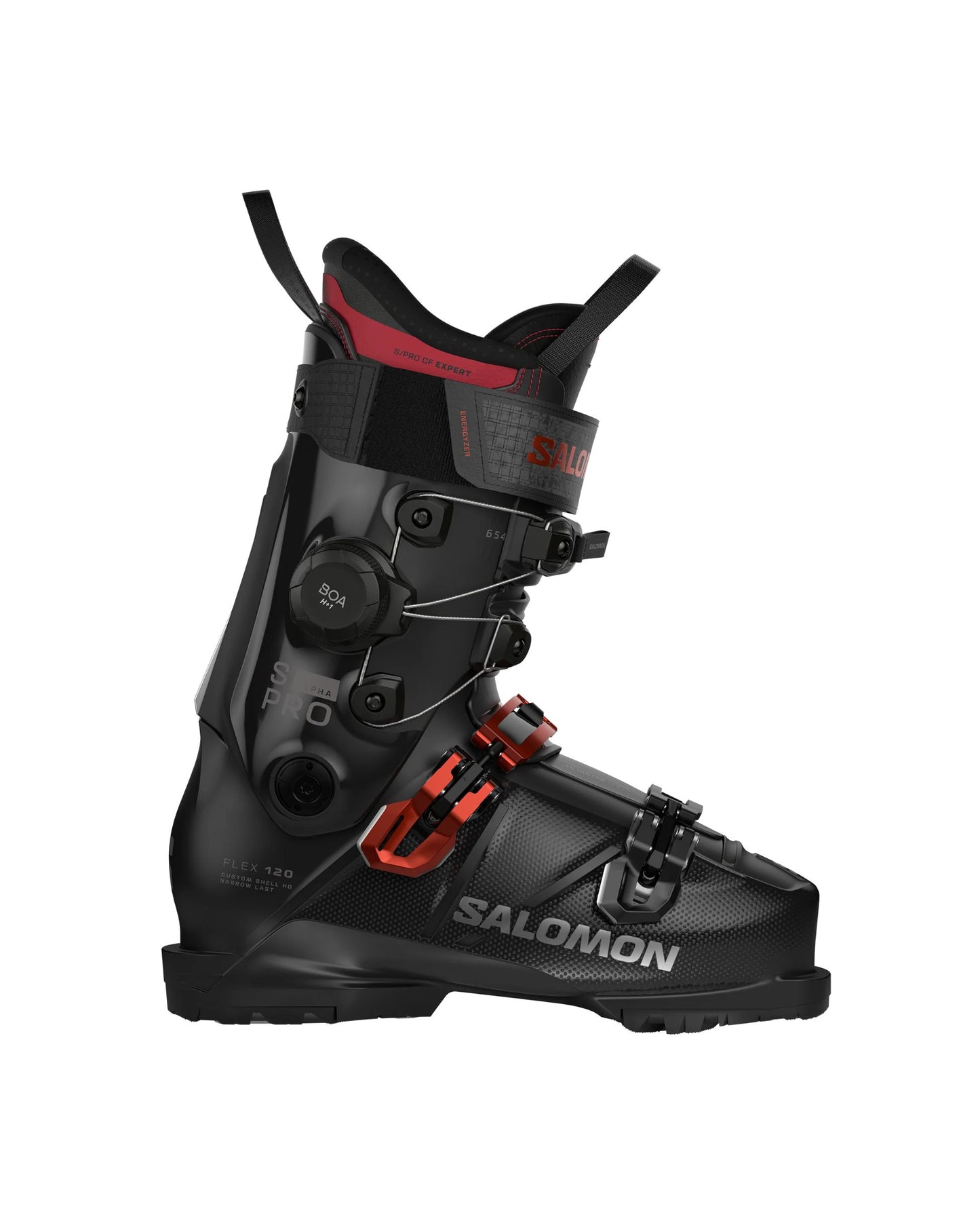 Salomon S/Pro Alpha C BOA 120 Men's Ski Boots - Black/Samba