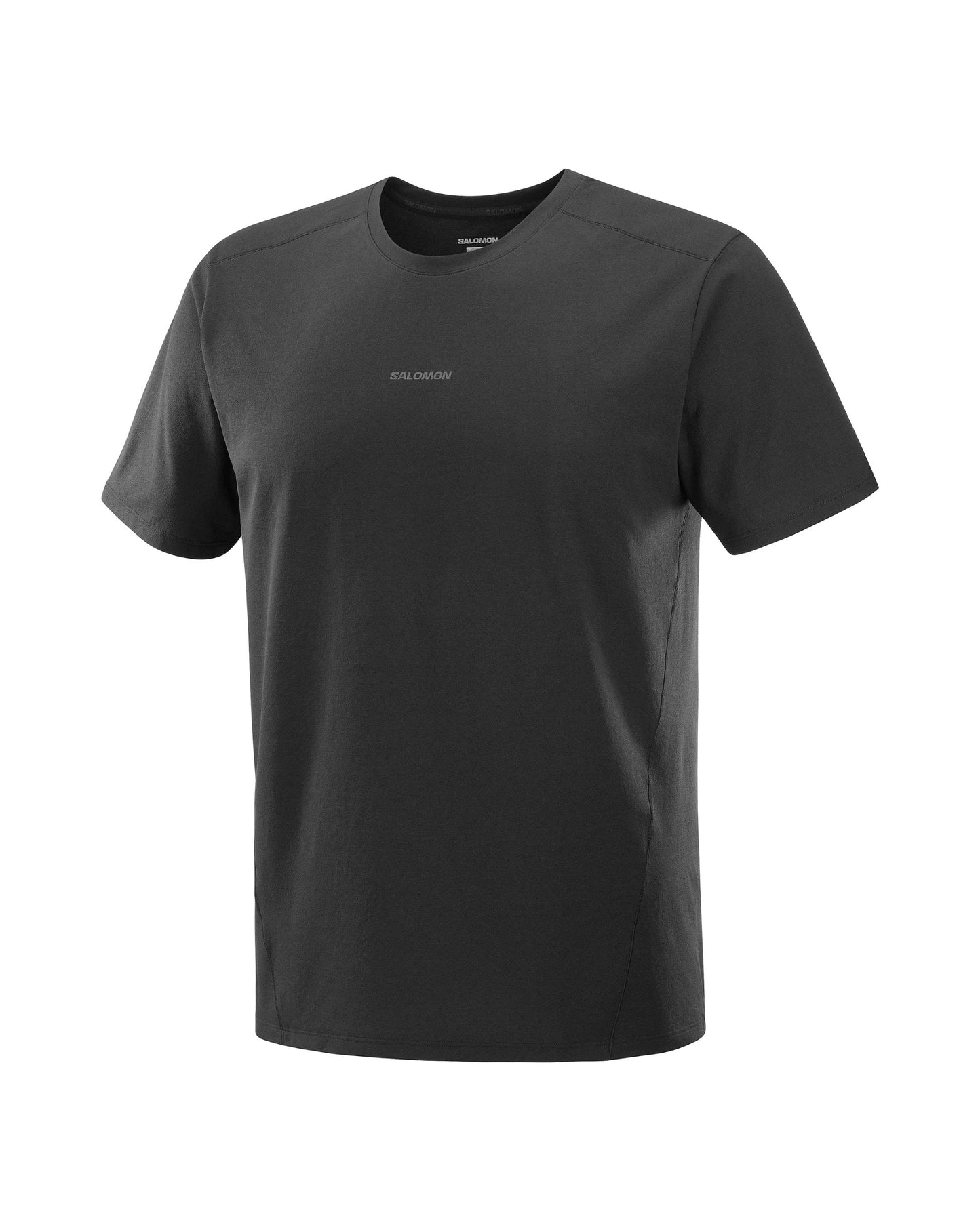 Salomon Men's Trackline Short Sleeve Tee - Deep Black