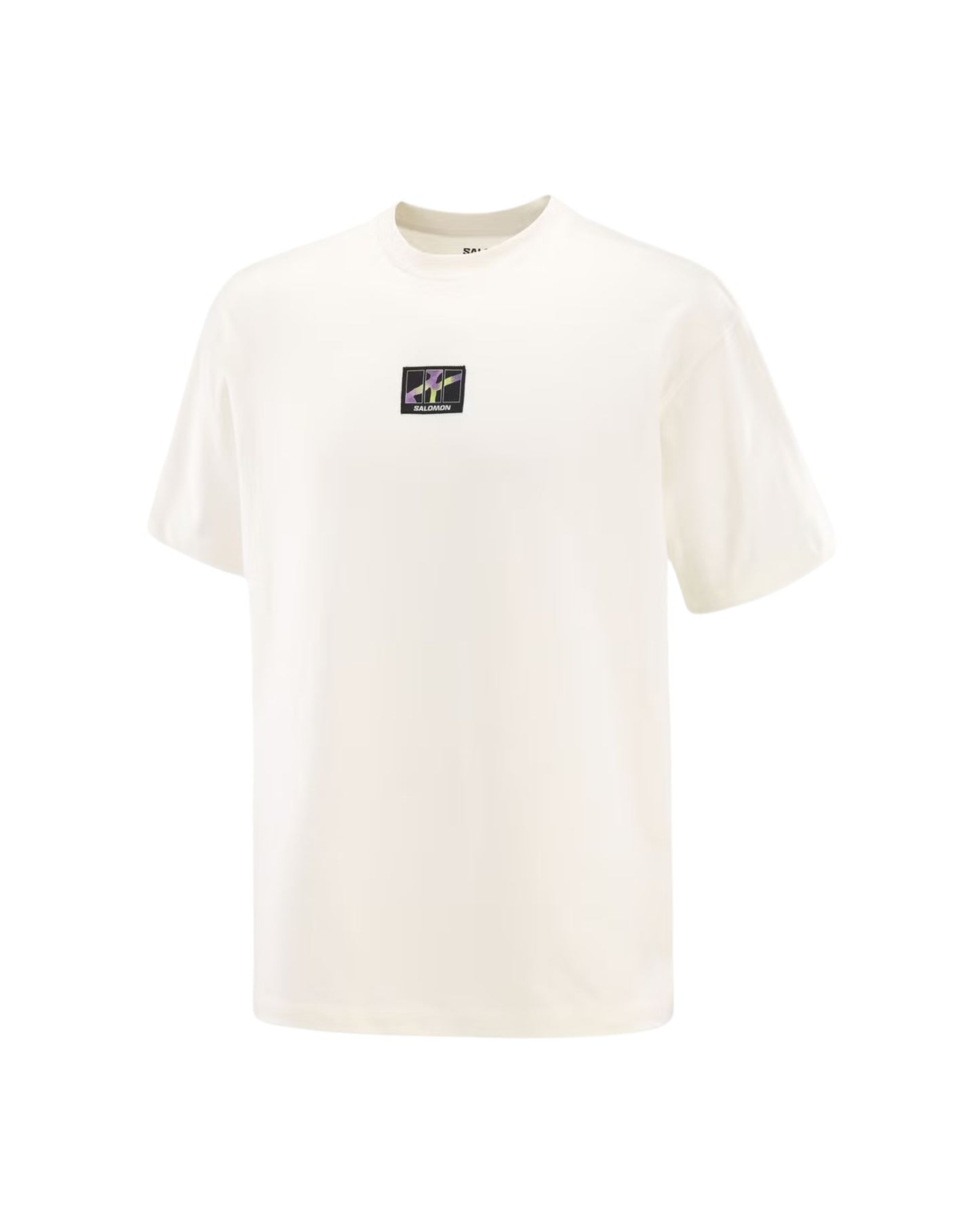 Salomon Men's Wild Rays Label Short Sleeve Tee - Whisper White
