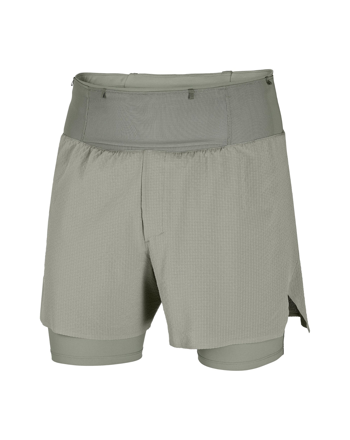 Salomon Men's Sense Aero 2-in-1 Trail 5" Shorts - Castor Gray