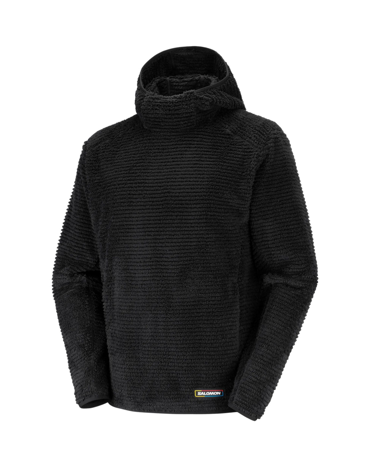 Salomon Thernova Fleece Men's Mid Layer Hoodie -Deep Black
