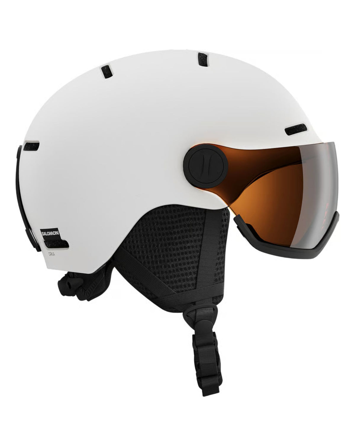 Salomon Orka Visor Junior Helmet - White
