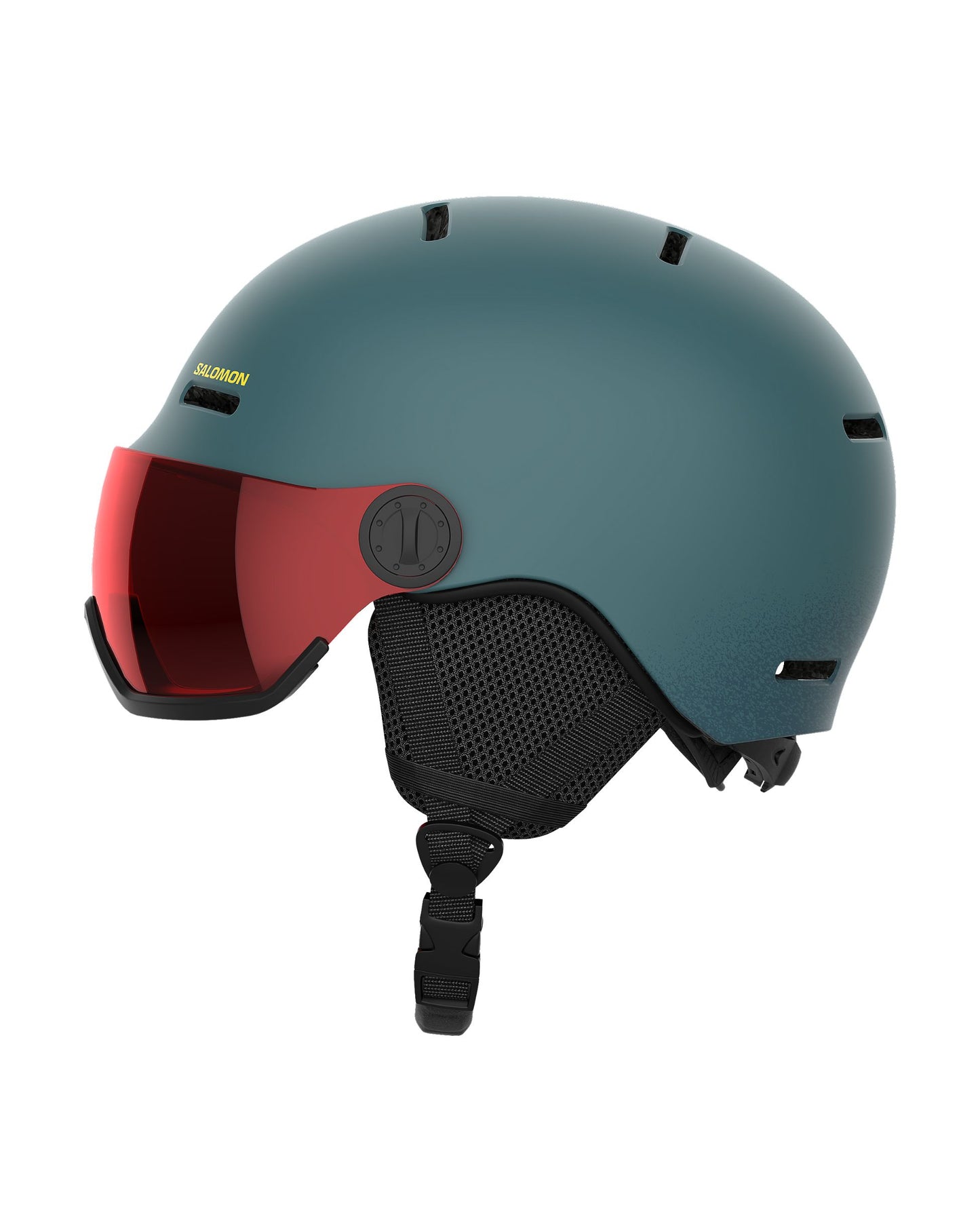 Salomon Orka Visor Junior Ski Helmet - North Atlantic