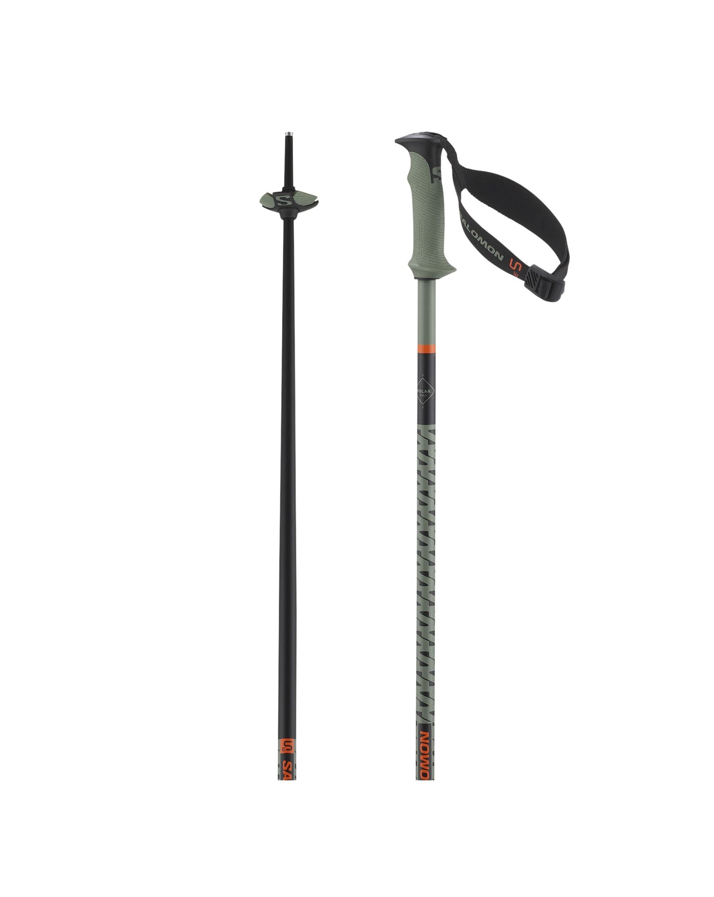 Salomon Polar Pro S3 Ski Pole - Oil Green