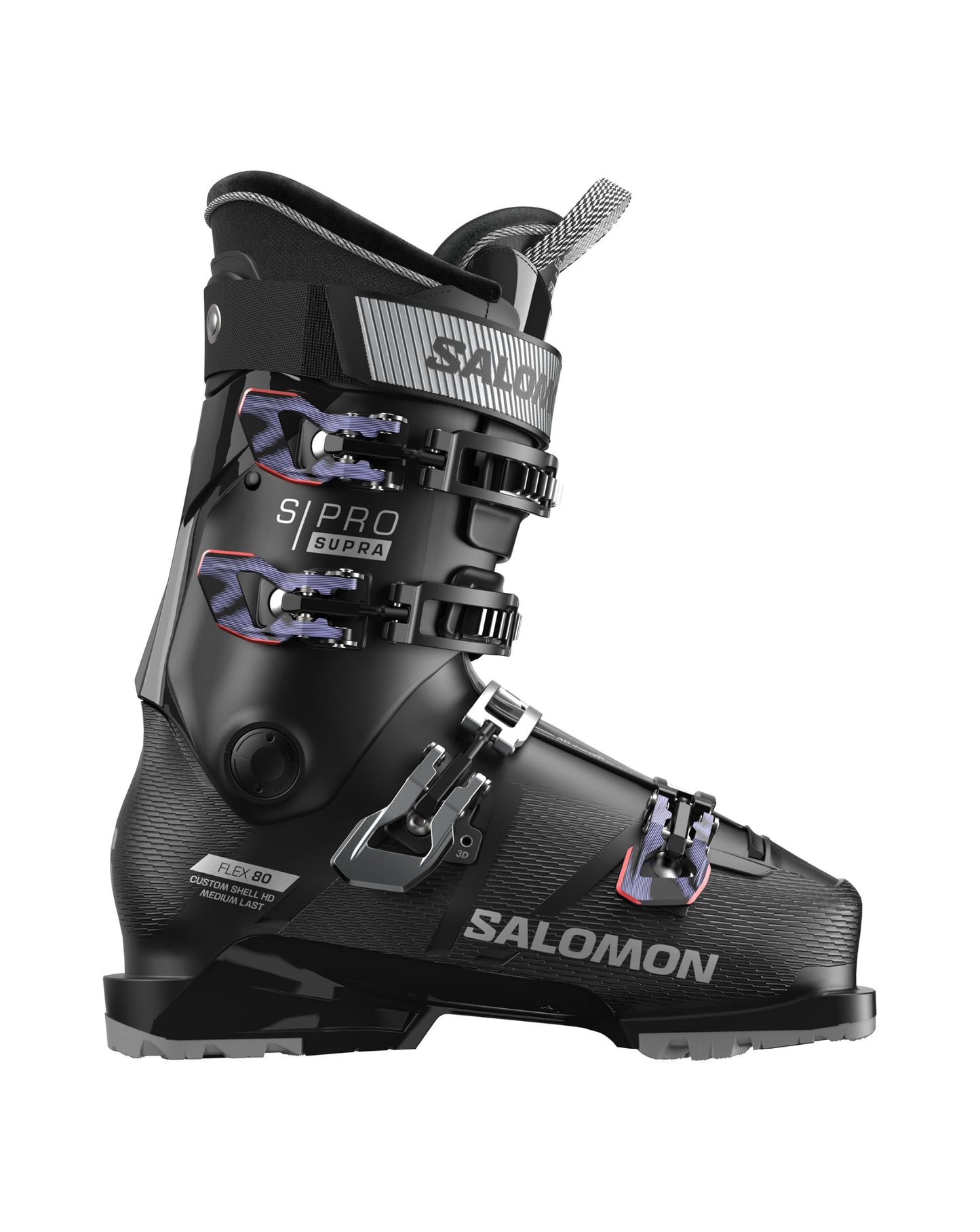 Salomon S/Pro Supra 80 Women's Ski Boots - Black/Silver/Lavender