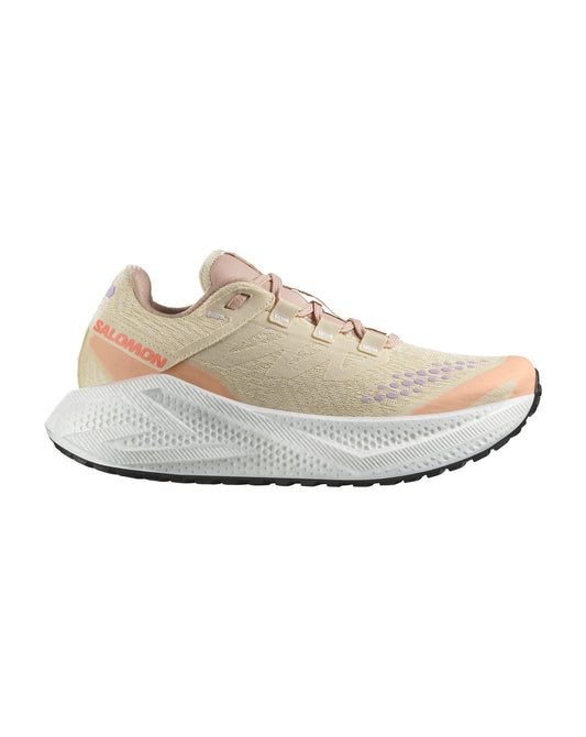 Salomon Women's Aero Glide 3 GRVL - Shortbread / White / Fusion Coral