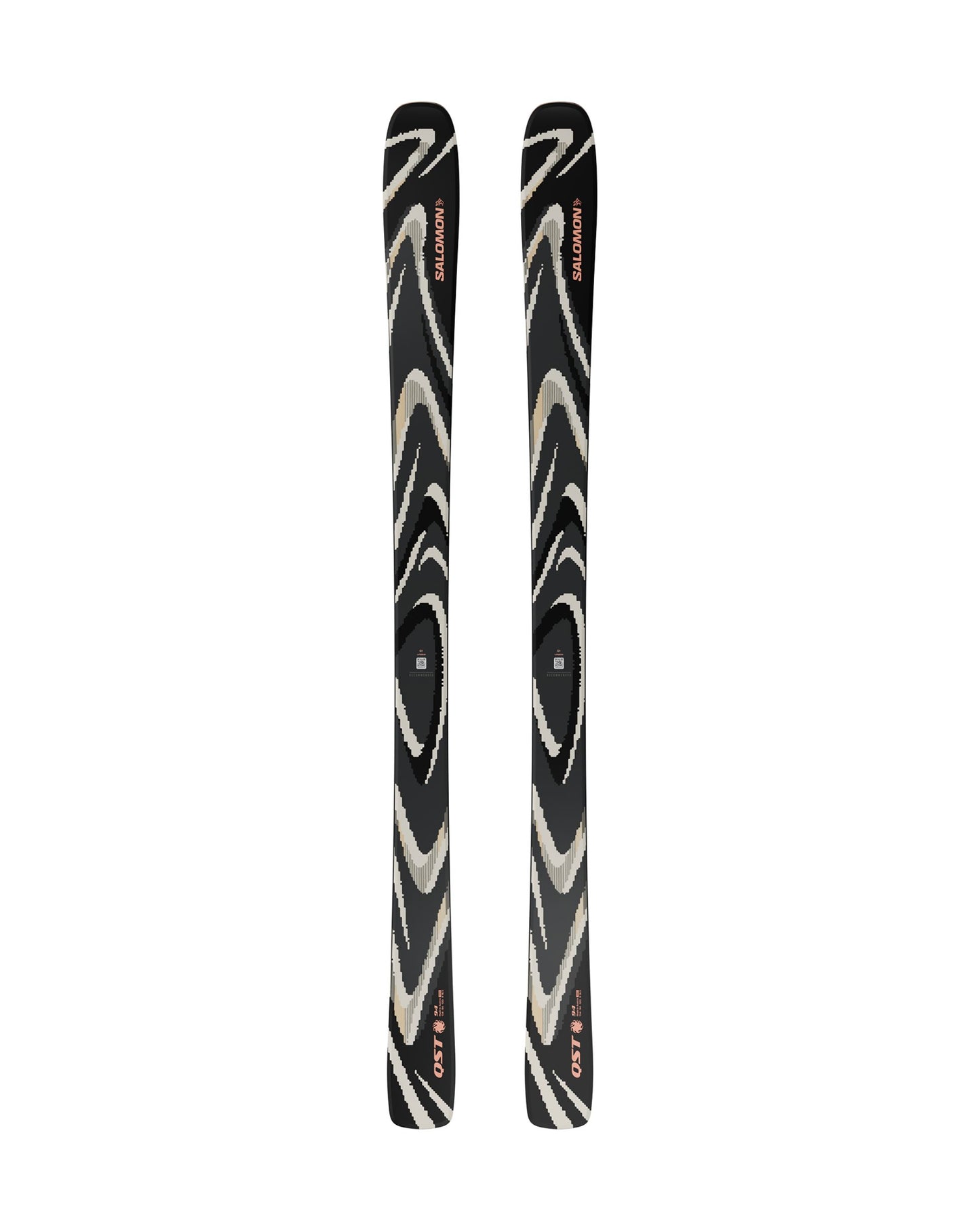 Salomon QST 94 Skis - Black/Almond Milk