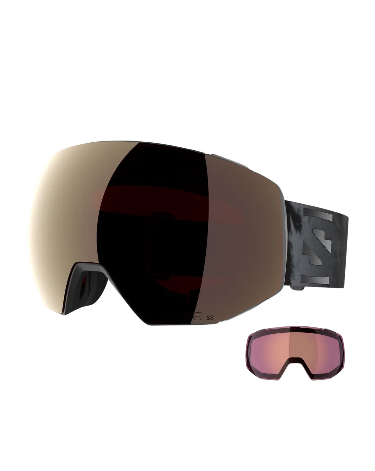 Salomon Radium Prime Sigma Ski Goggles - Black Tie Dye/Gunmetal