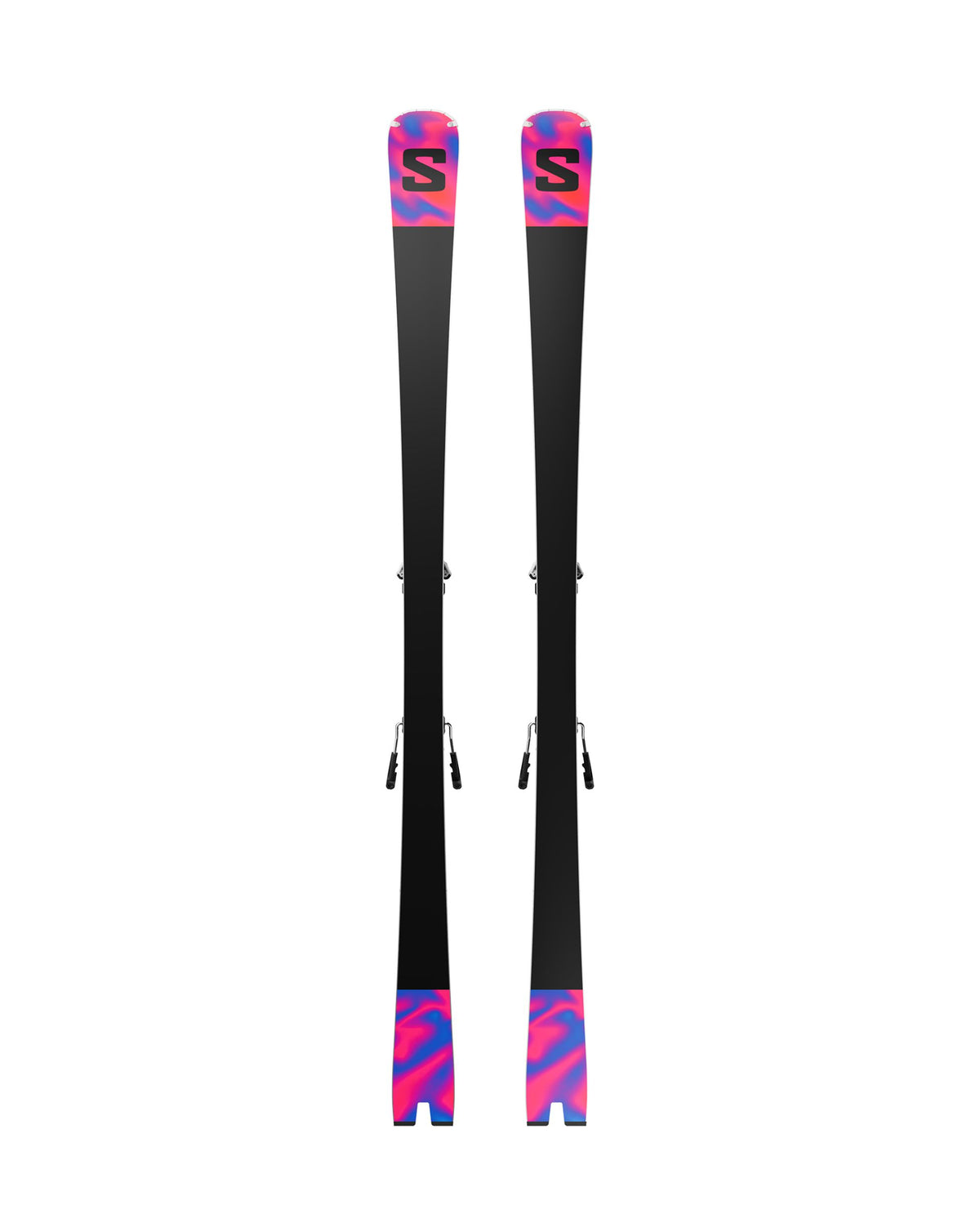 Salomon Addikt Pro 66 Skis + MI12 - White/Race Blue