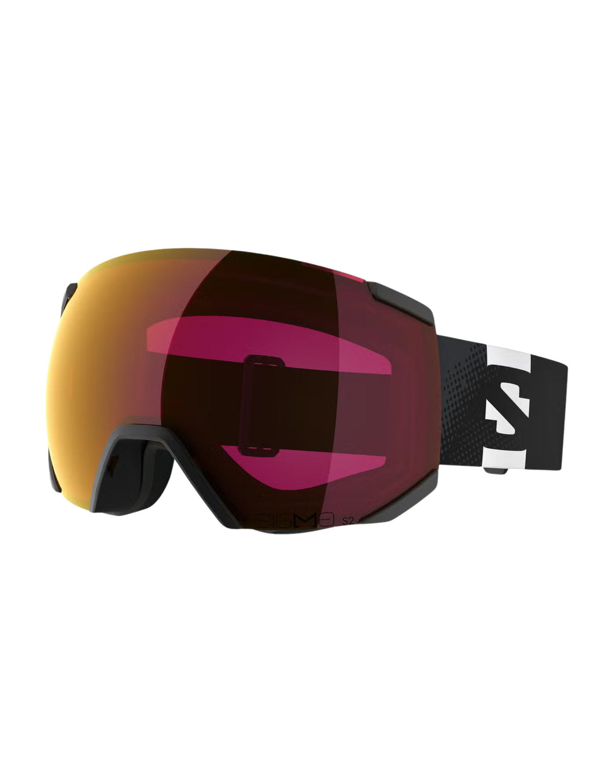 Salomon Radium Sigma Ski Goggles - Black/Poppy Red