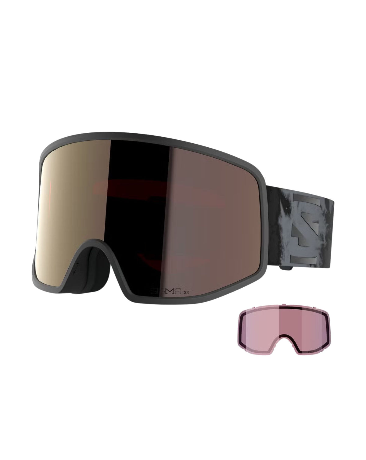 Salomon Sentry Pro Sigma Ski Goggles - Black Tie Dye/Gunmetal