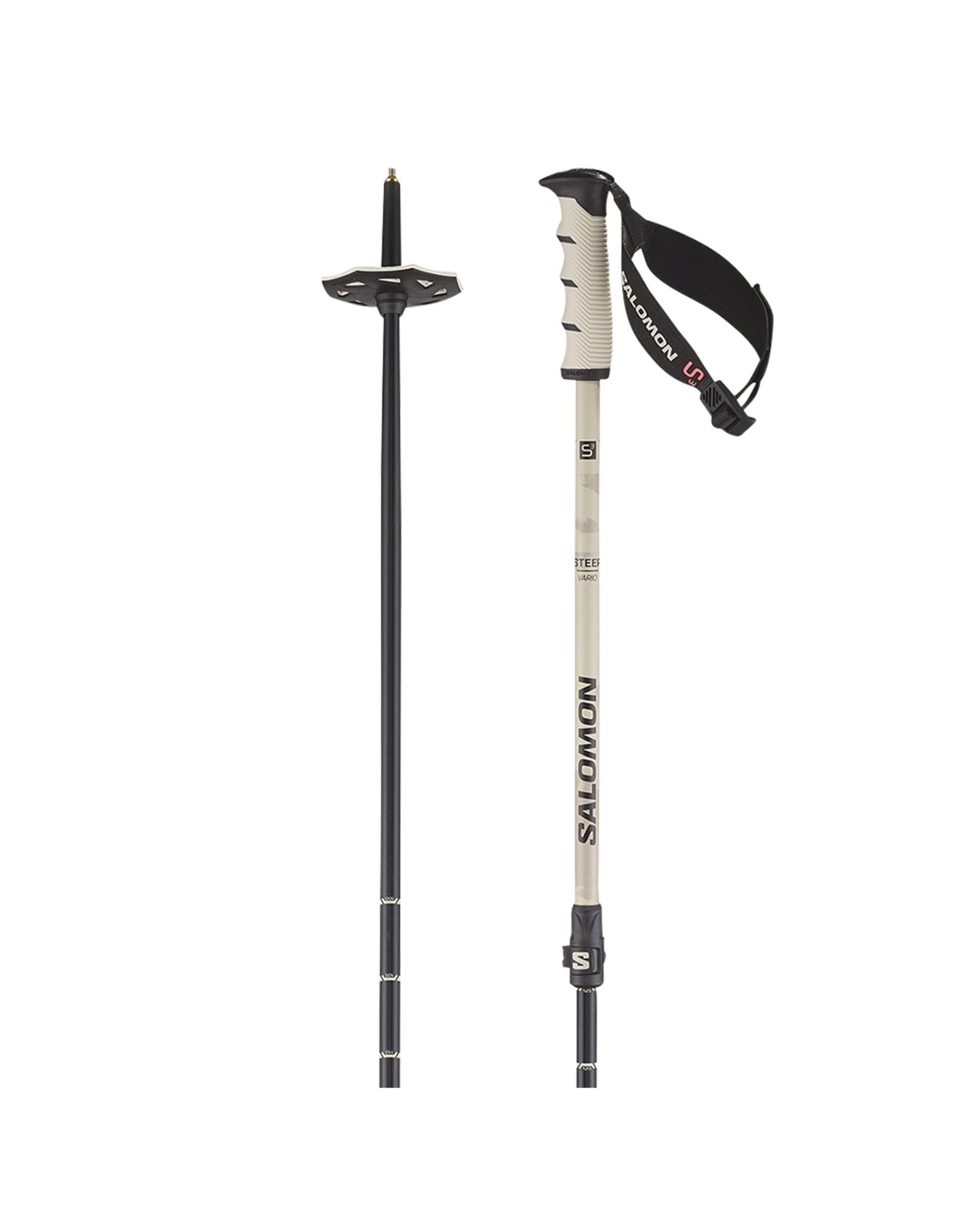 Salomon Steep Vario S3 Ski Poles - Rainy Day