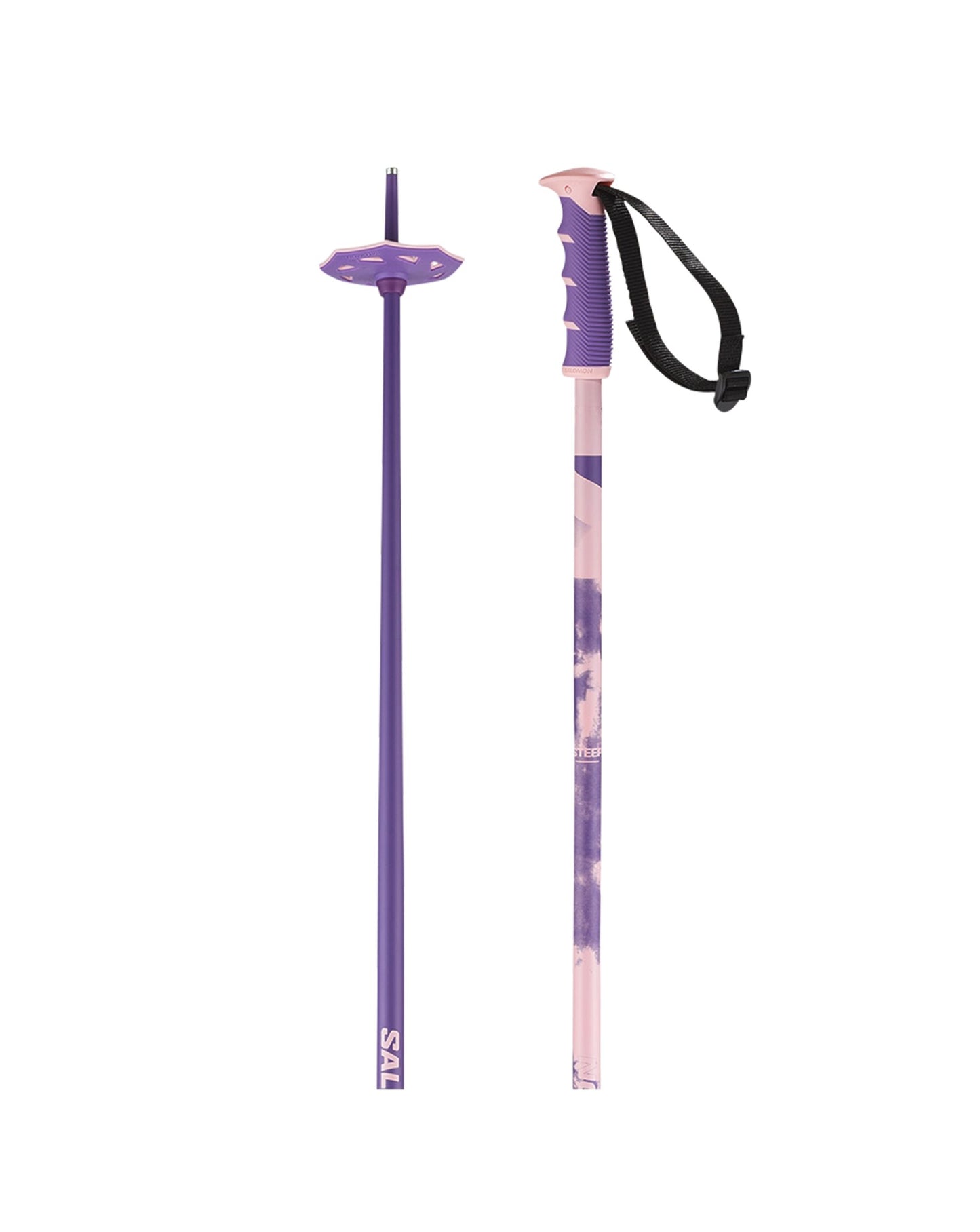Salomon Steep Ski Pole - Purple/Pink